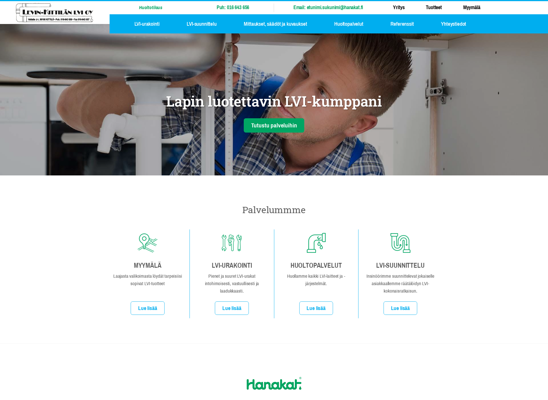 Screenshot for levinlvi.fi