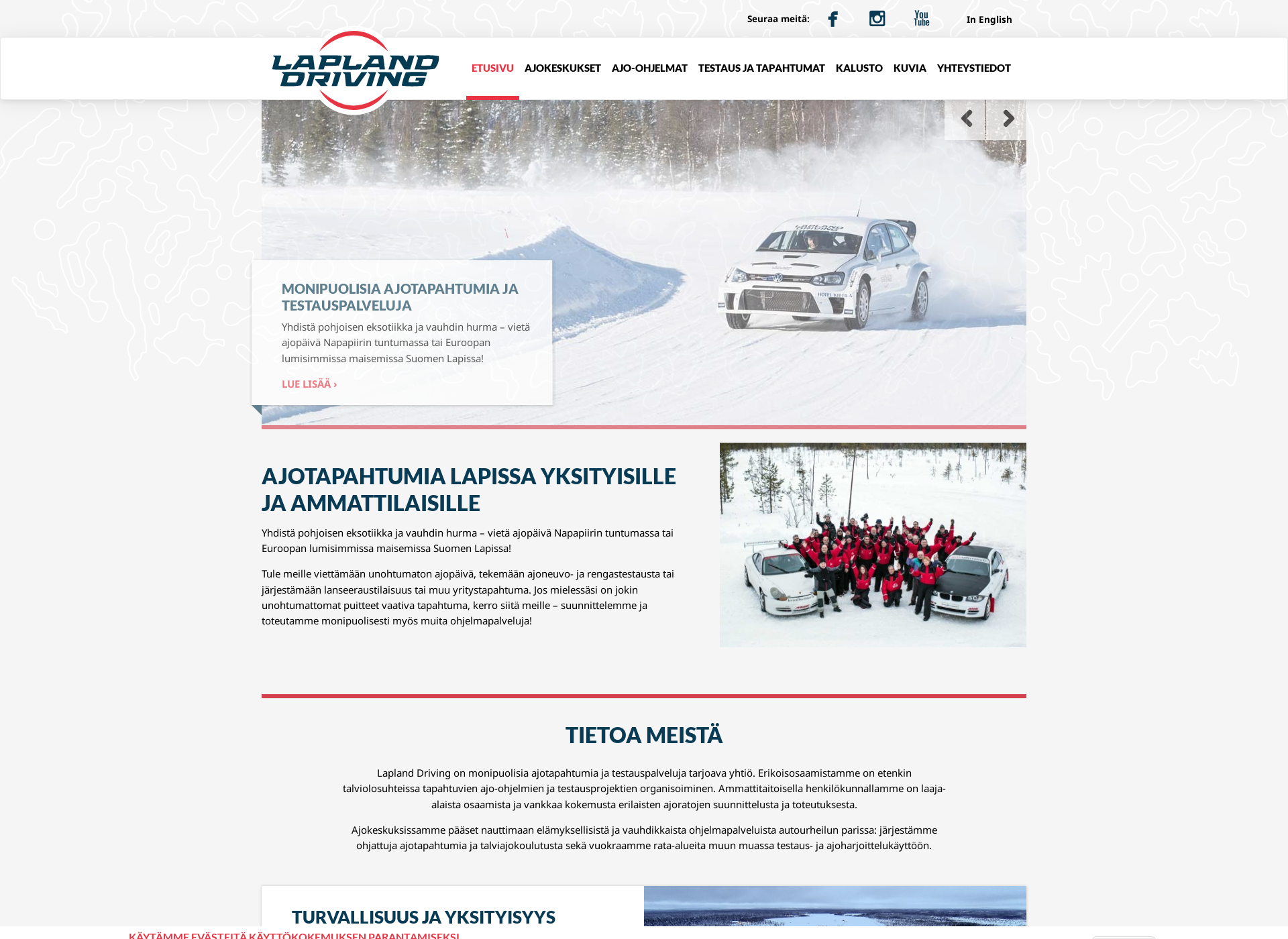 Screenshot for levirallicenter.fi