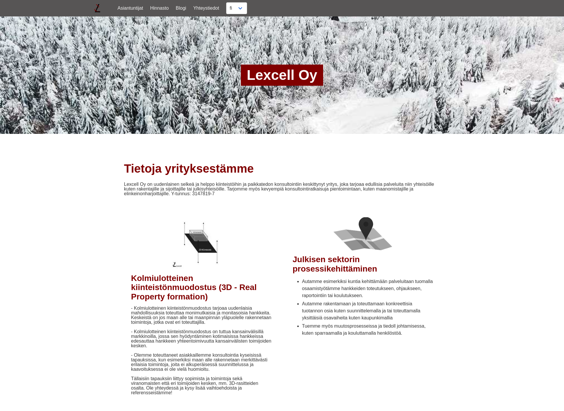 Screenshot for lexcell.fi
