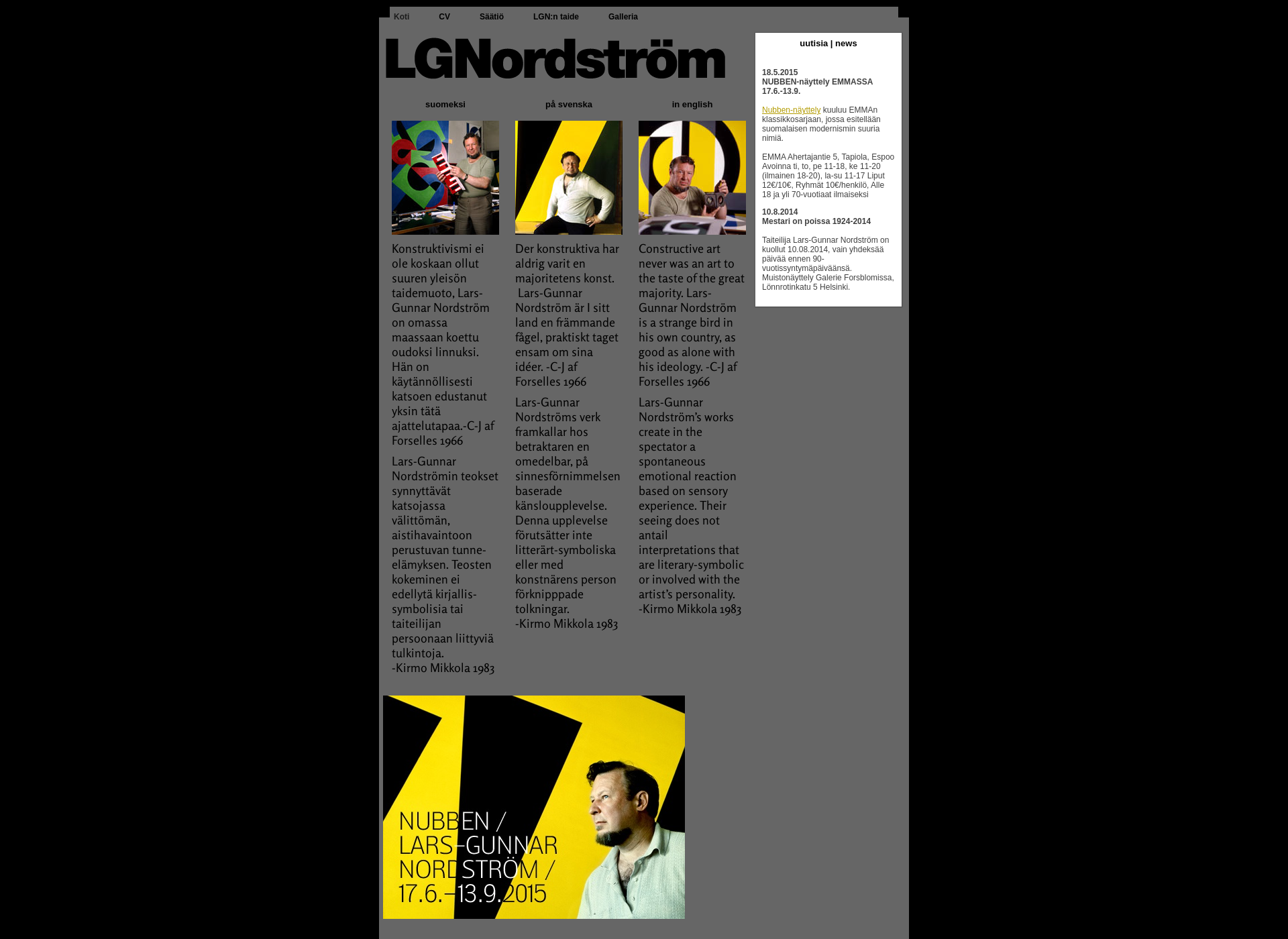 Screenshot for lgn.fi
