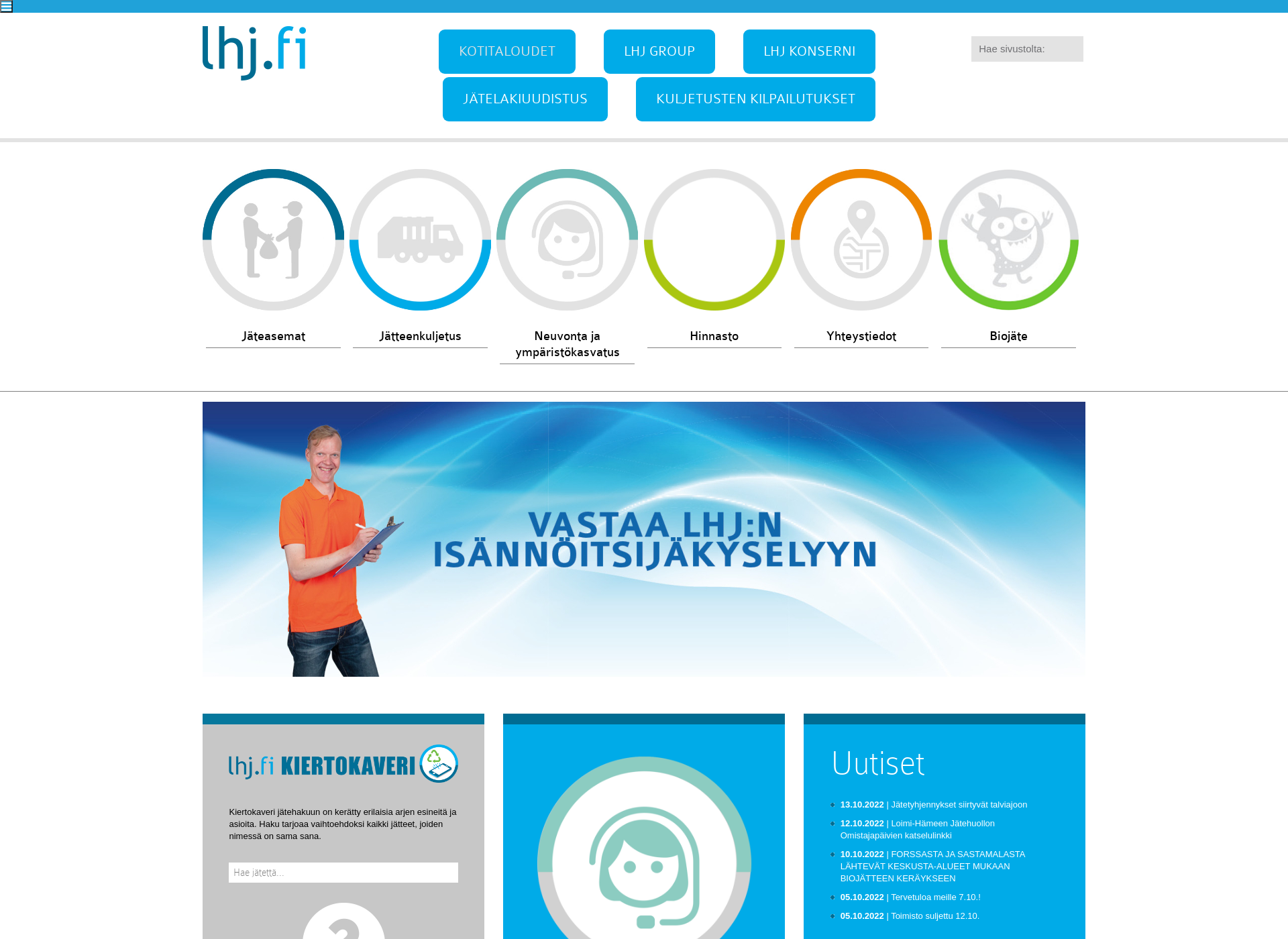 Screenshot for lhj.fi