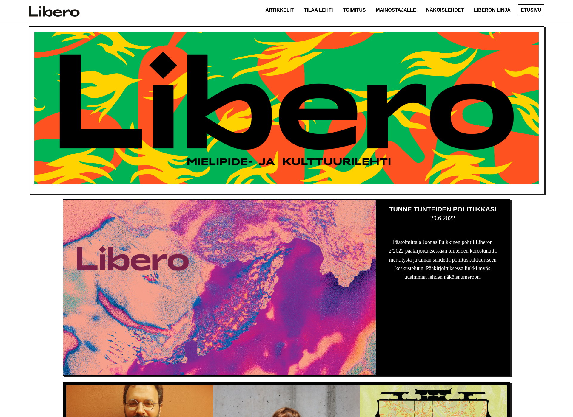 Screenshot for liberolehti.fi