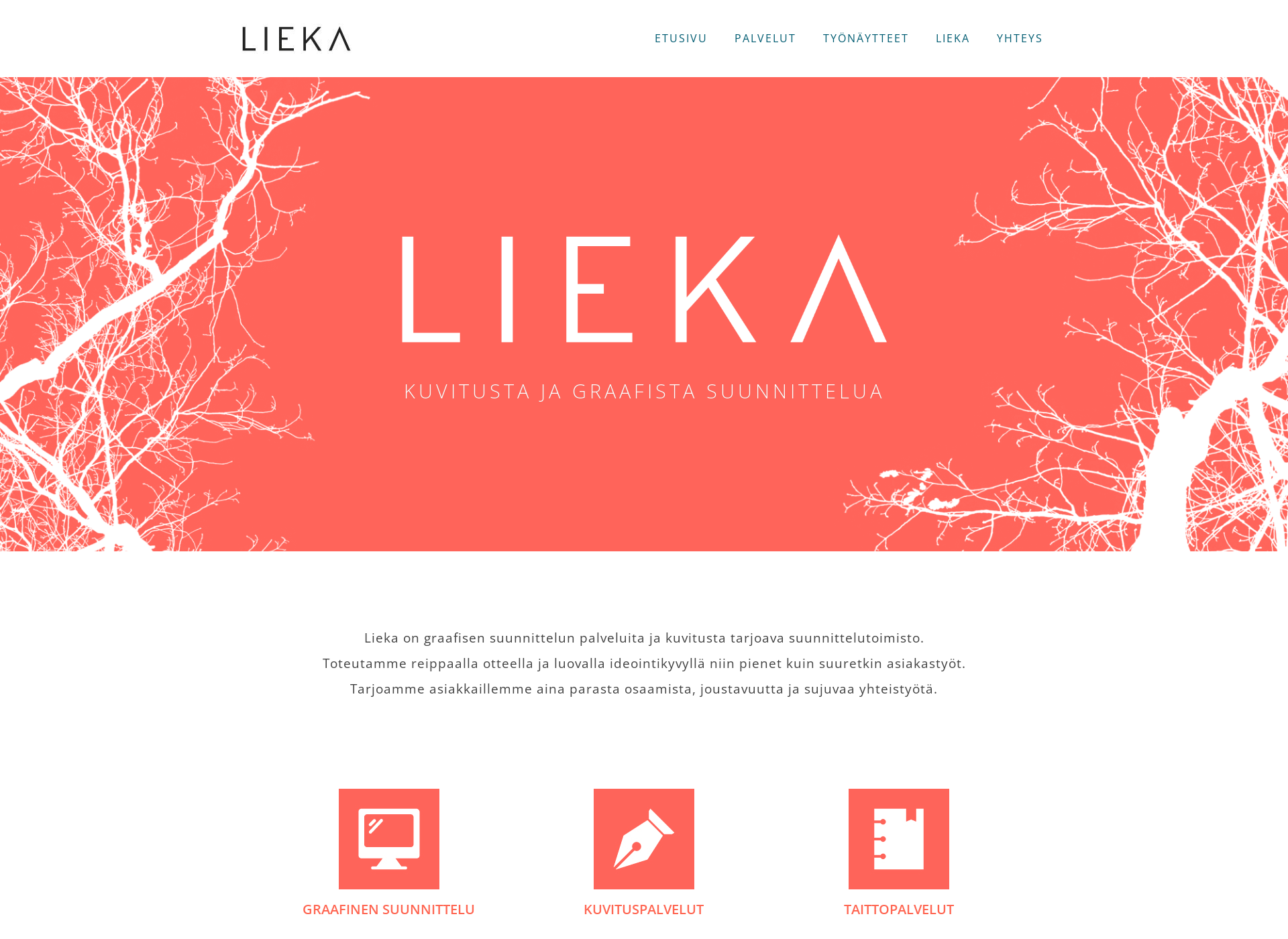 Screenshot for lieka.fi