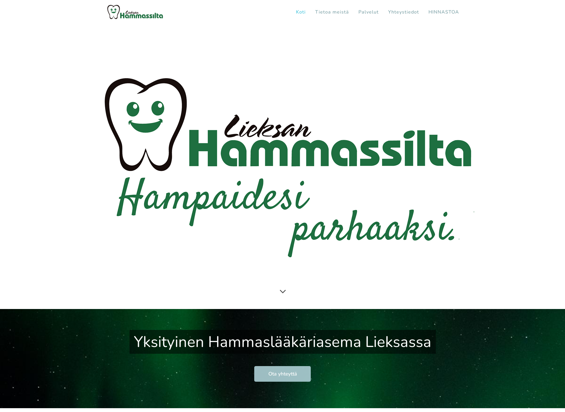 Skärmdump för lieksanhammassilta.fi