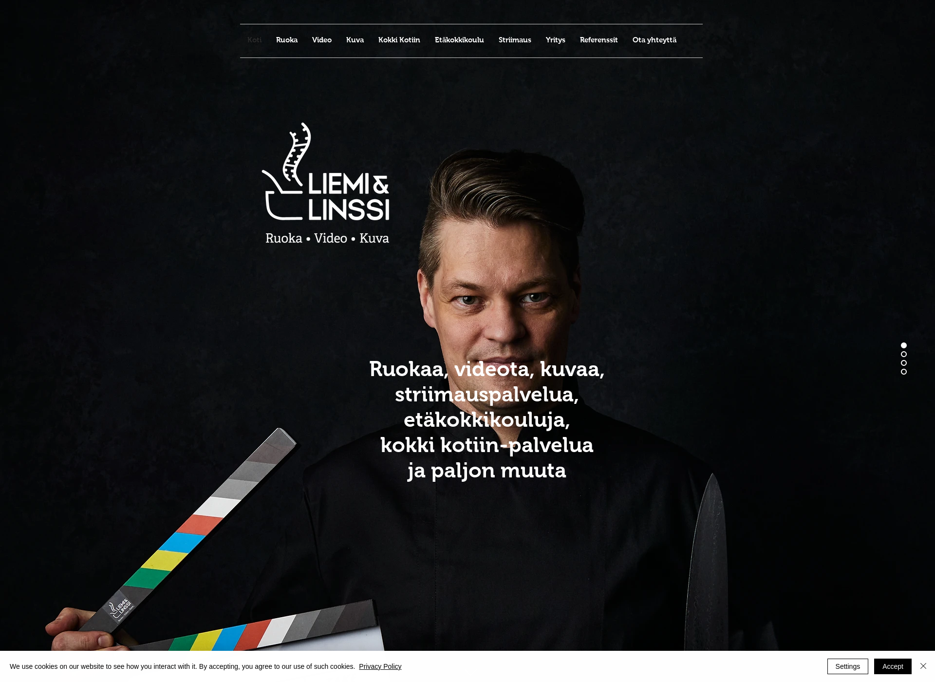 Skärmdump för liemijalinssi.fi