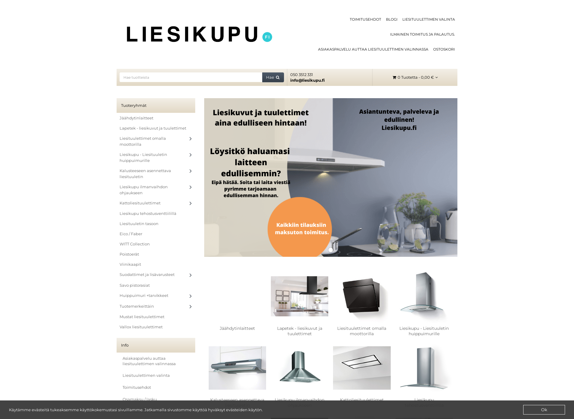 Screenshot for liesikupu.fi