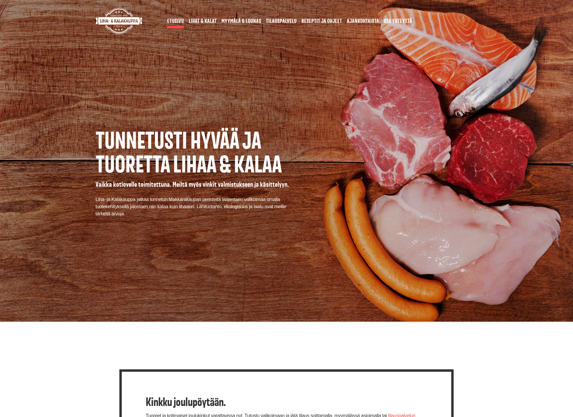 Näyttökuva lihajakalakauppa.fi