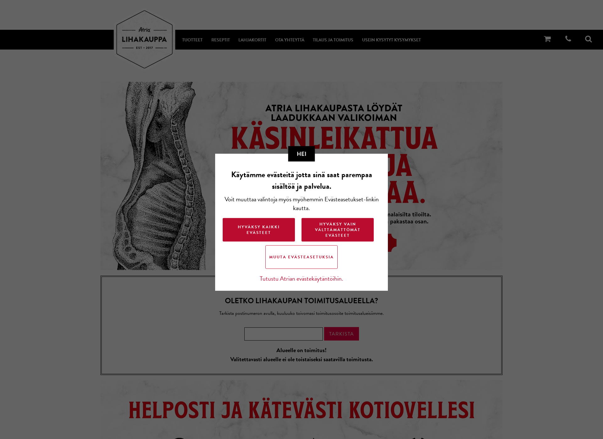 Screenshot for lihakauppa.fi