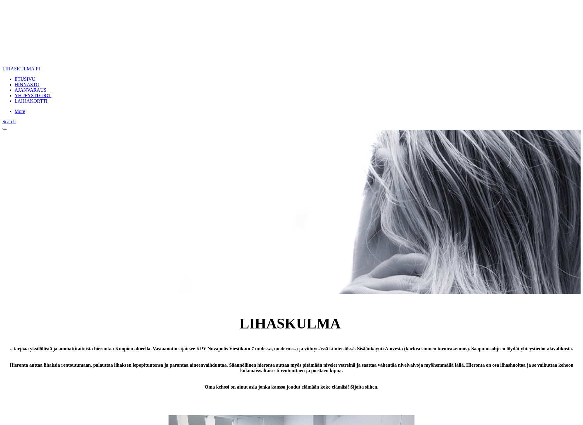Screenshot for lihaskulma.fi