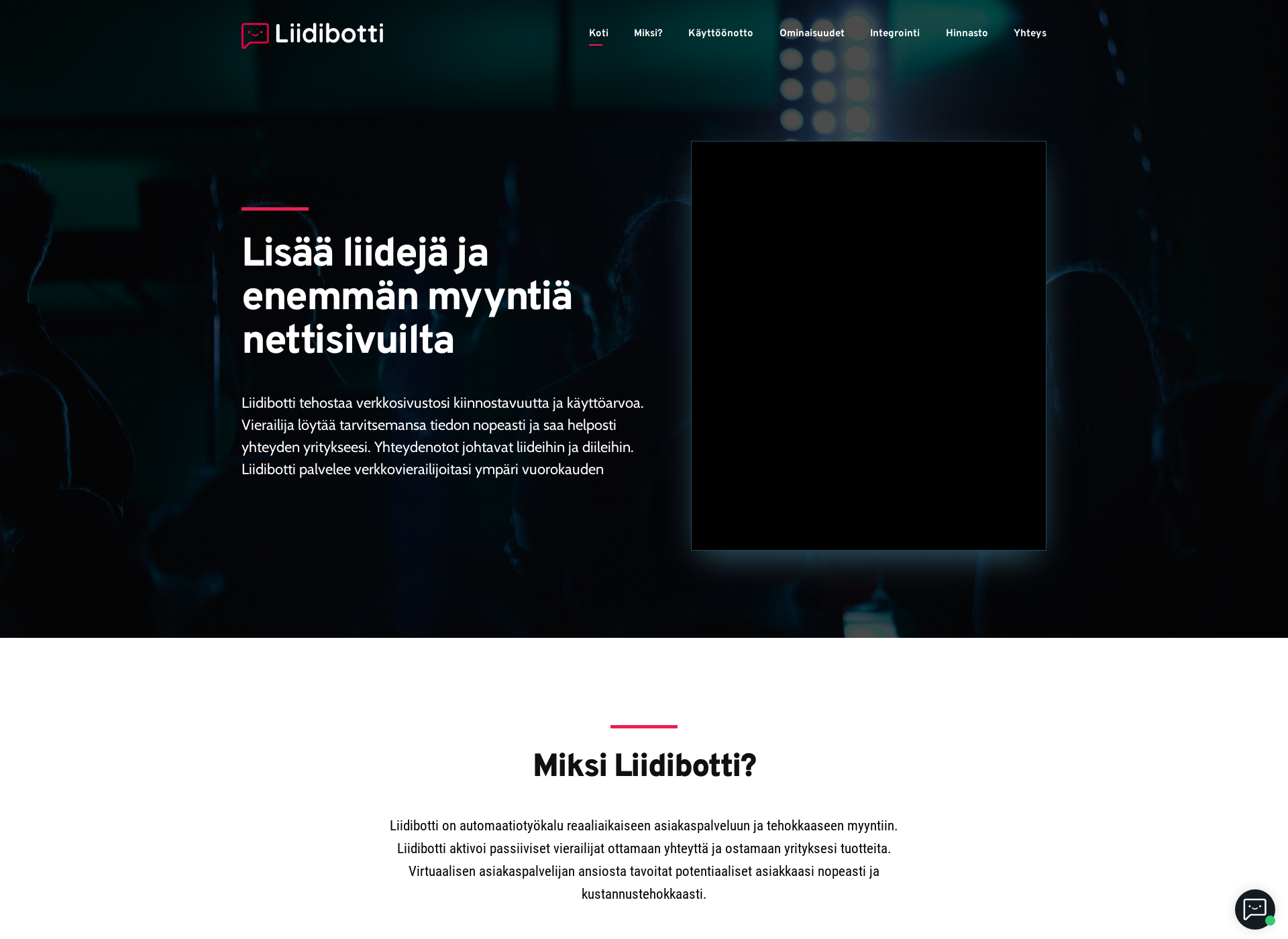 Näyttökuva liidibotti.fi