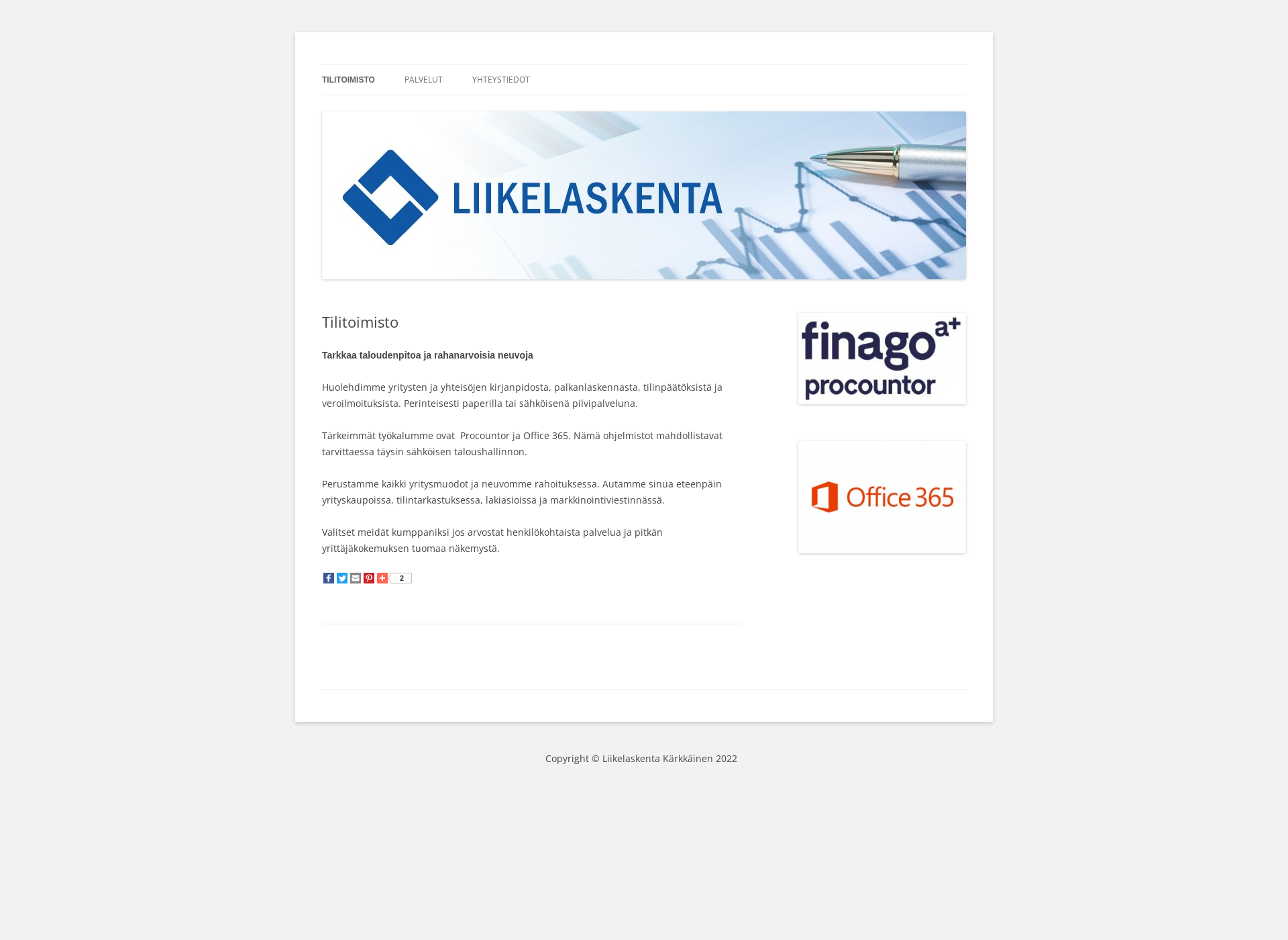 Screenshot for liikelaskenta.fi