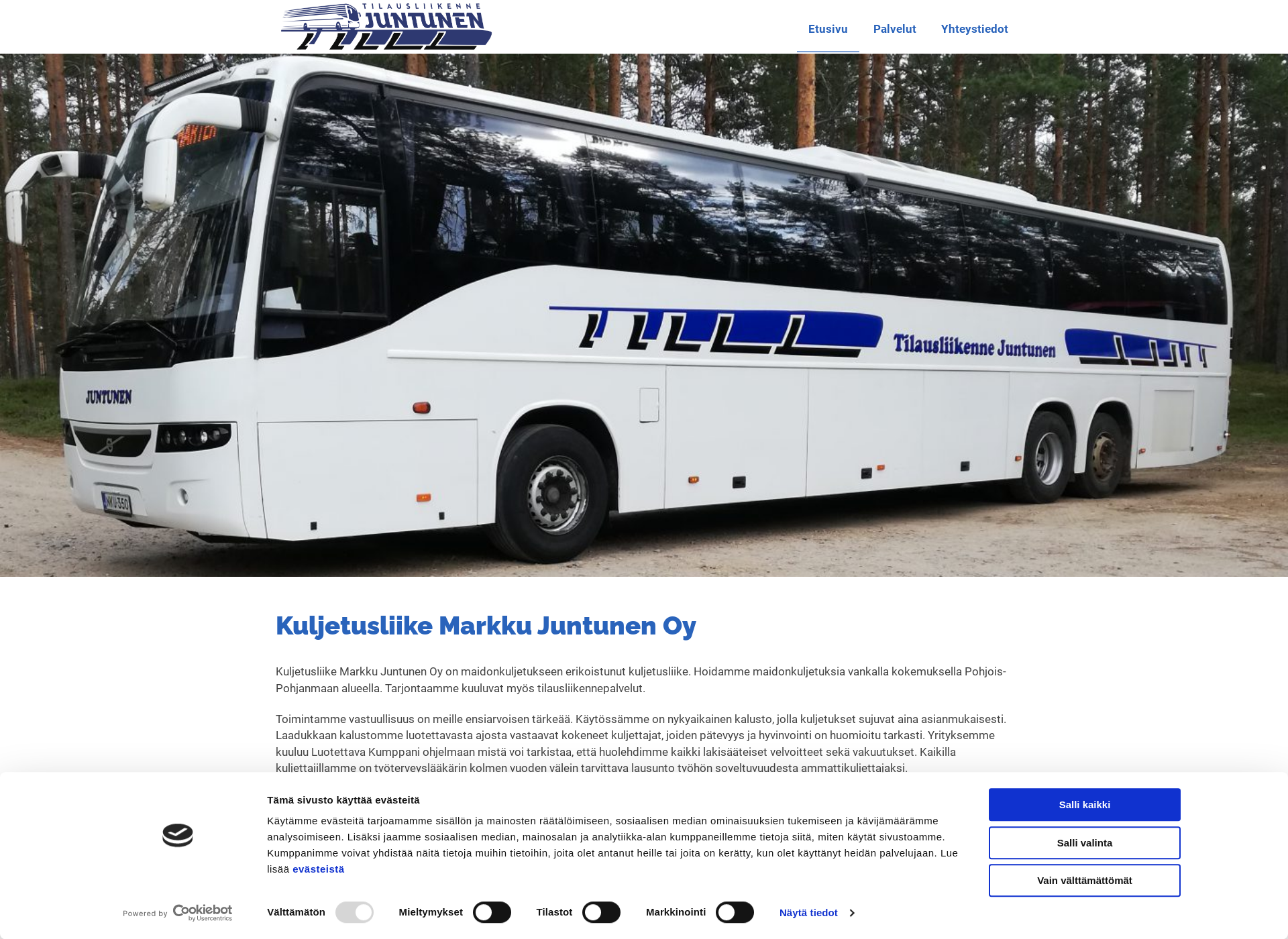 Screenshot for liikennejuntunen.fi
