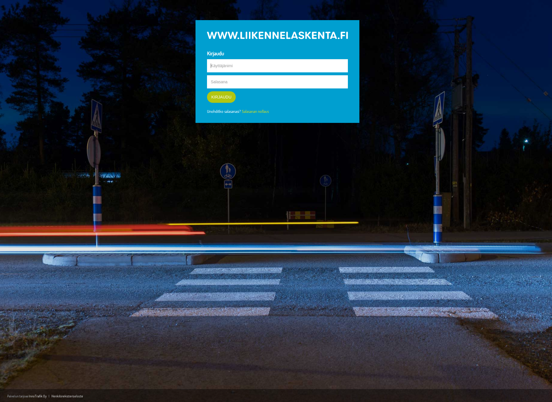 Screenshot for liikennelaskenta.fi