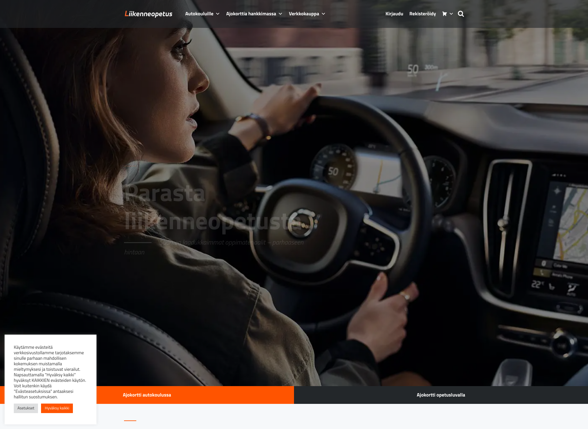 Screenshot for liikenneopetus.fi