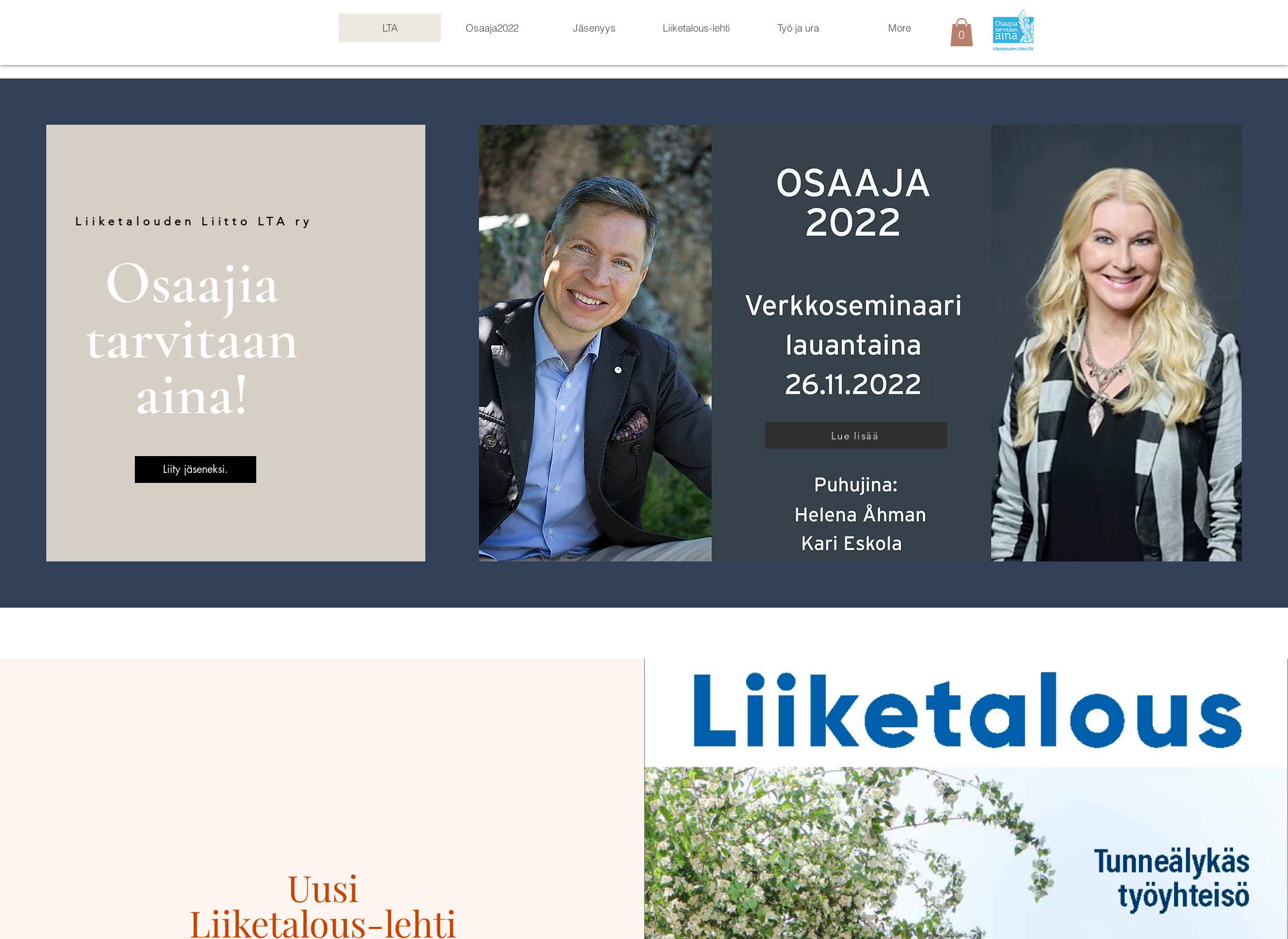 Screenshot for liiketalous.fi