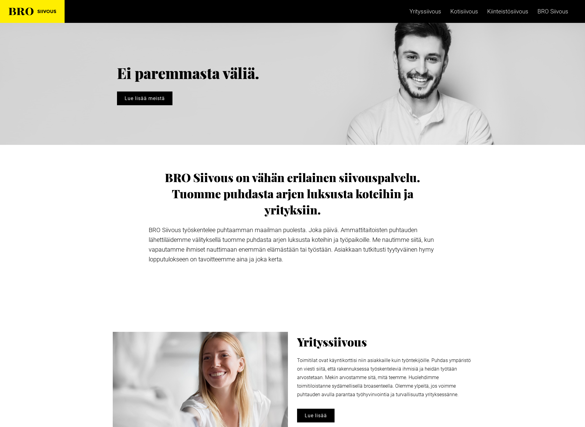 Skärmdump för liiketilasiivous.fi