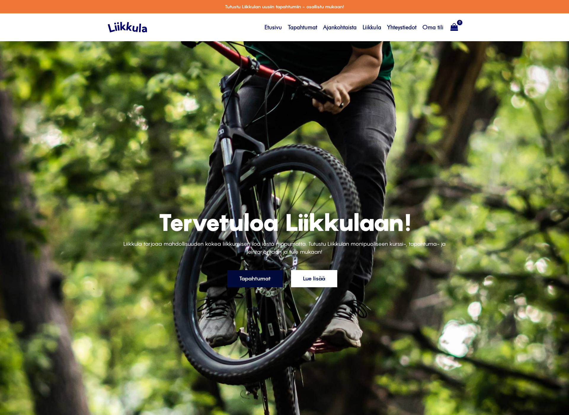 Screenshot for liikkula.fi