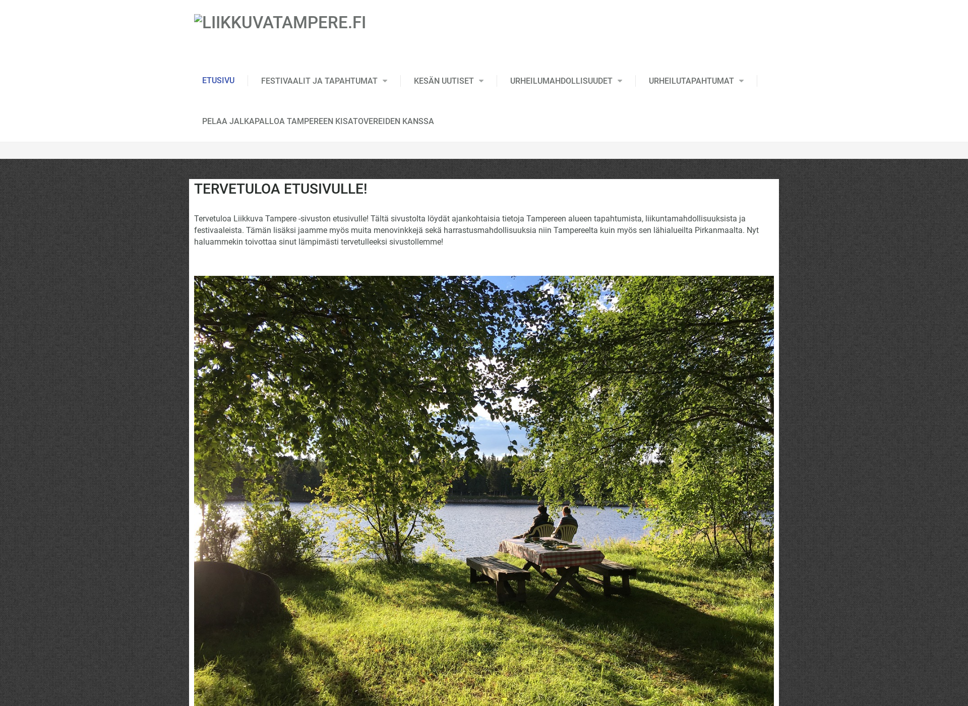 Screenshot for liikkuvatampere.fi