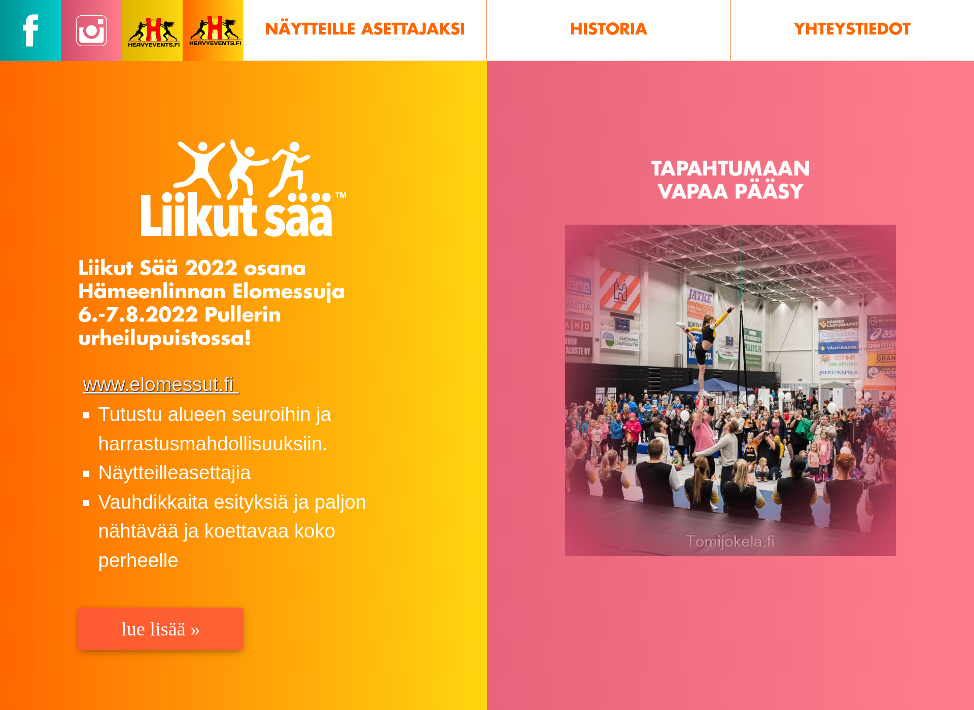 Screenshot for liikutsaa.fi