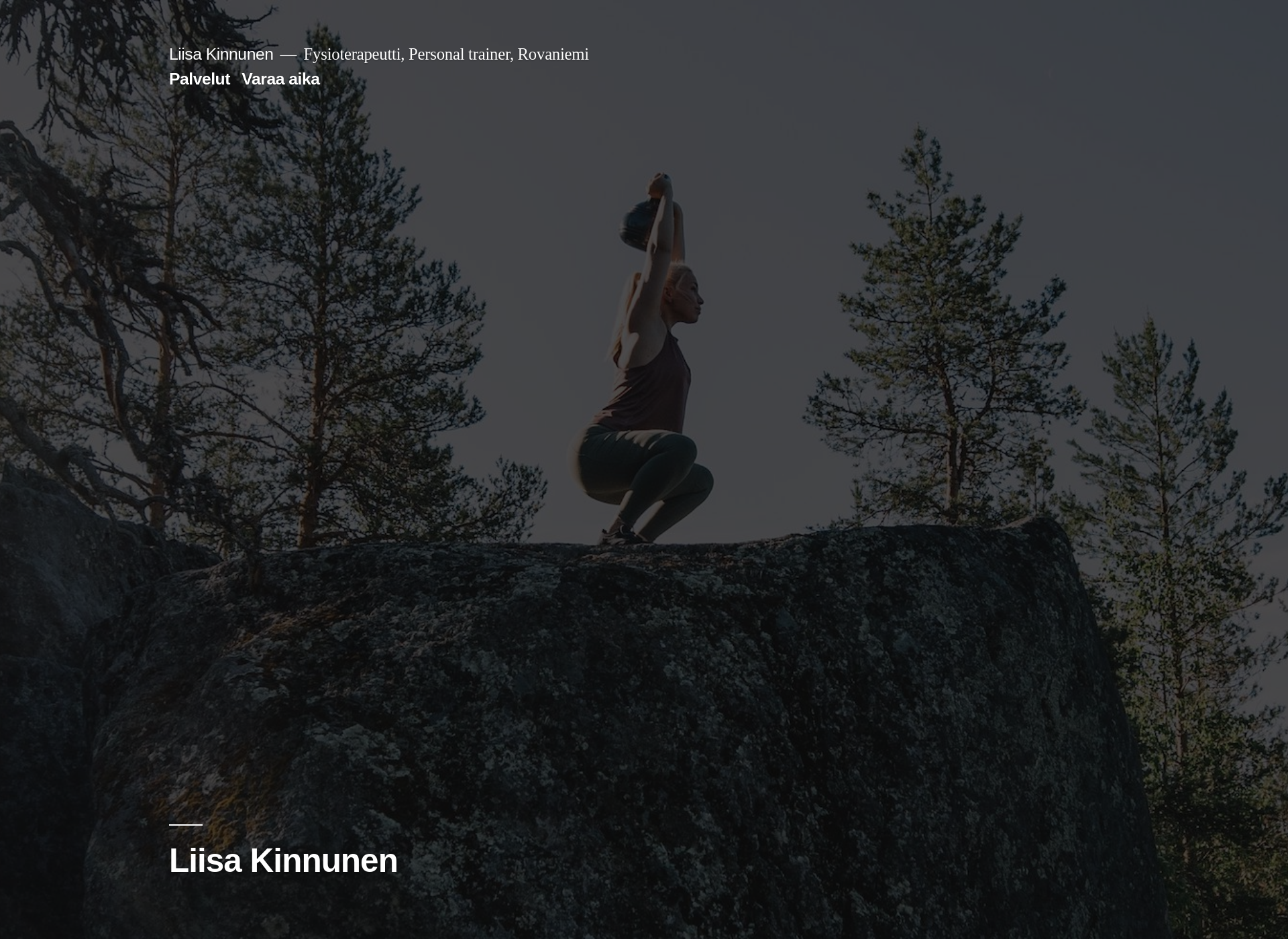 Screenshot for liisakinnunen.fi