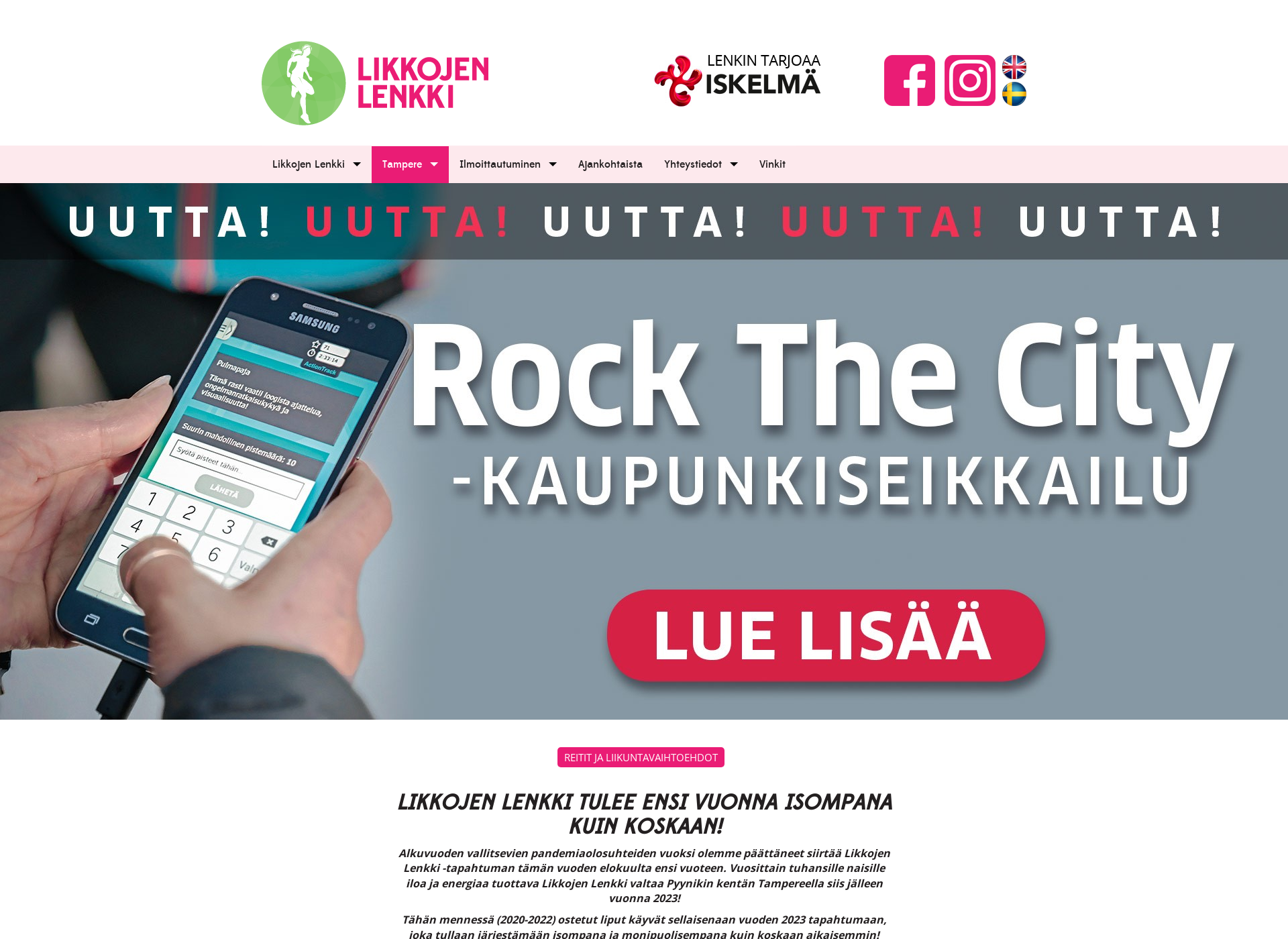 Screenshot for likkojenlenkki.fi