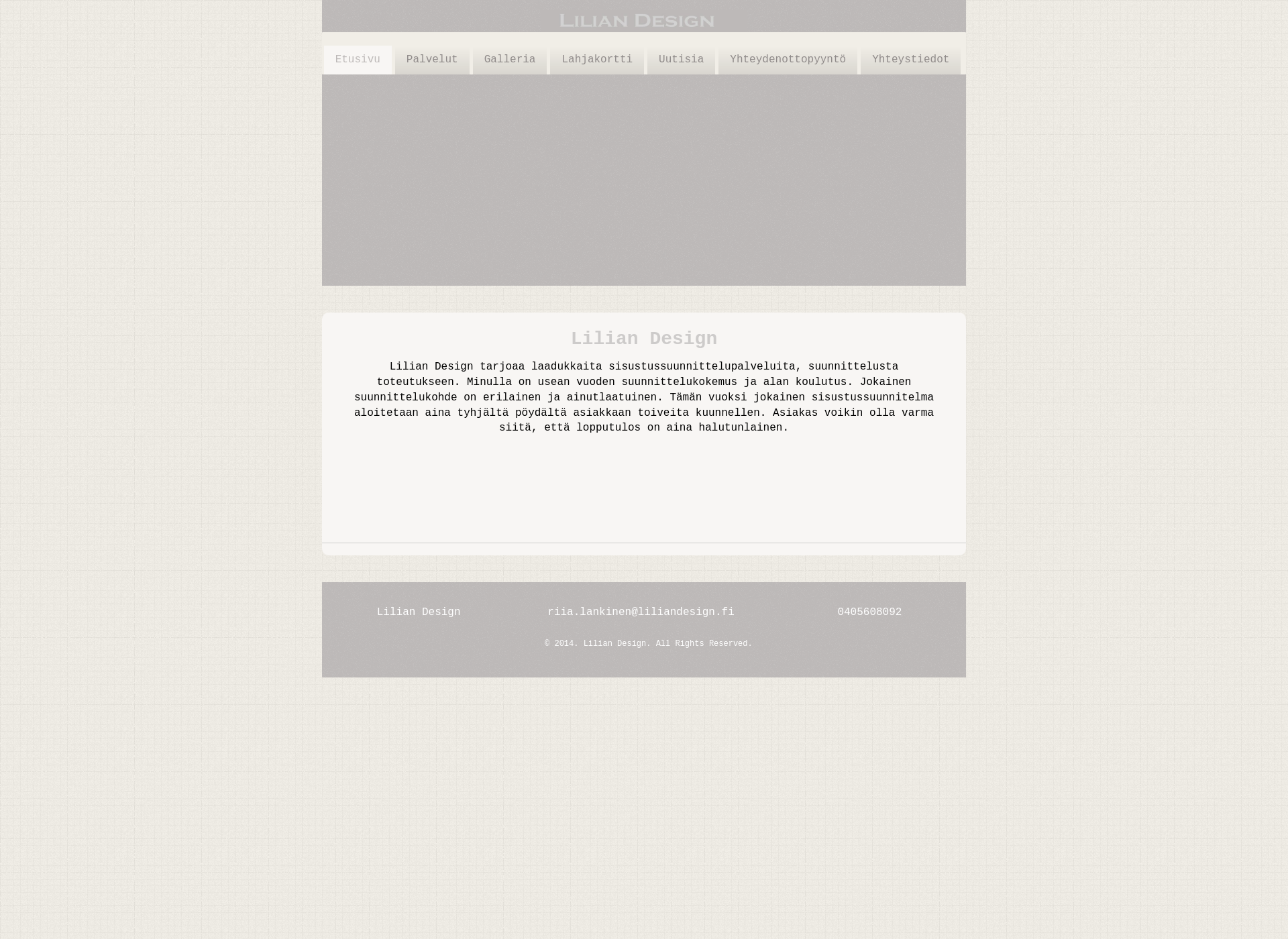 Screenshot for liliandesign.fi