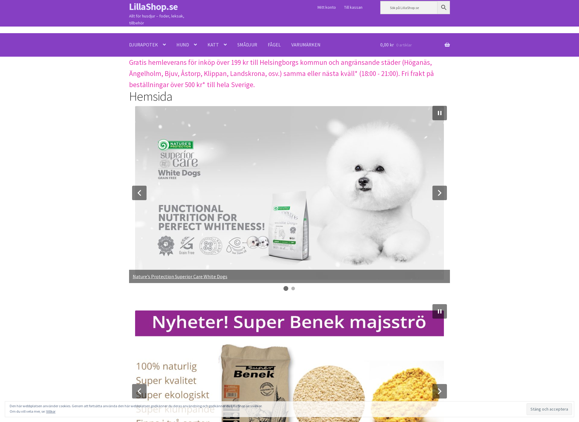 Screenshot for lillashop.fi
