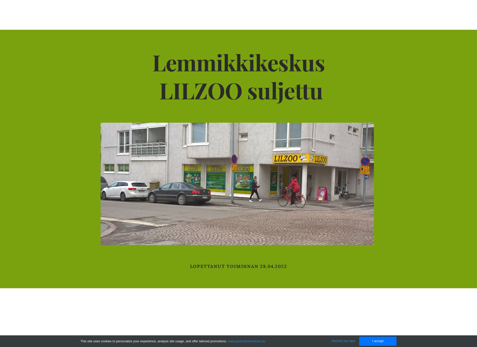Screenshot for lilzoo.fi