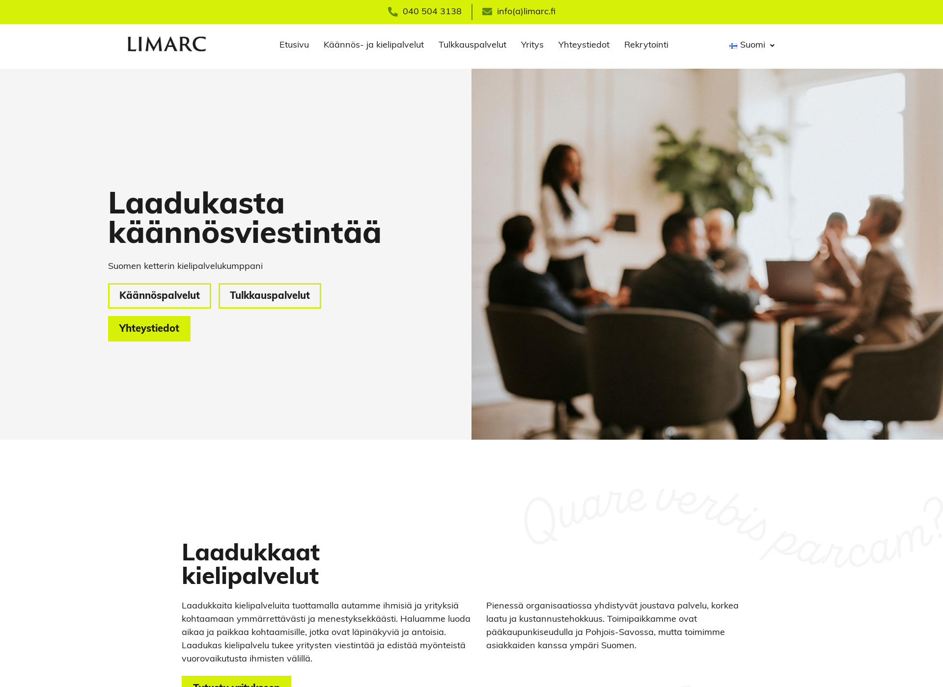 Screenshot for limarc.fi