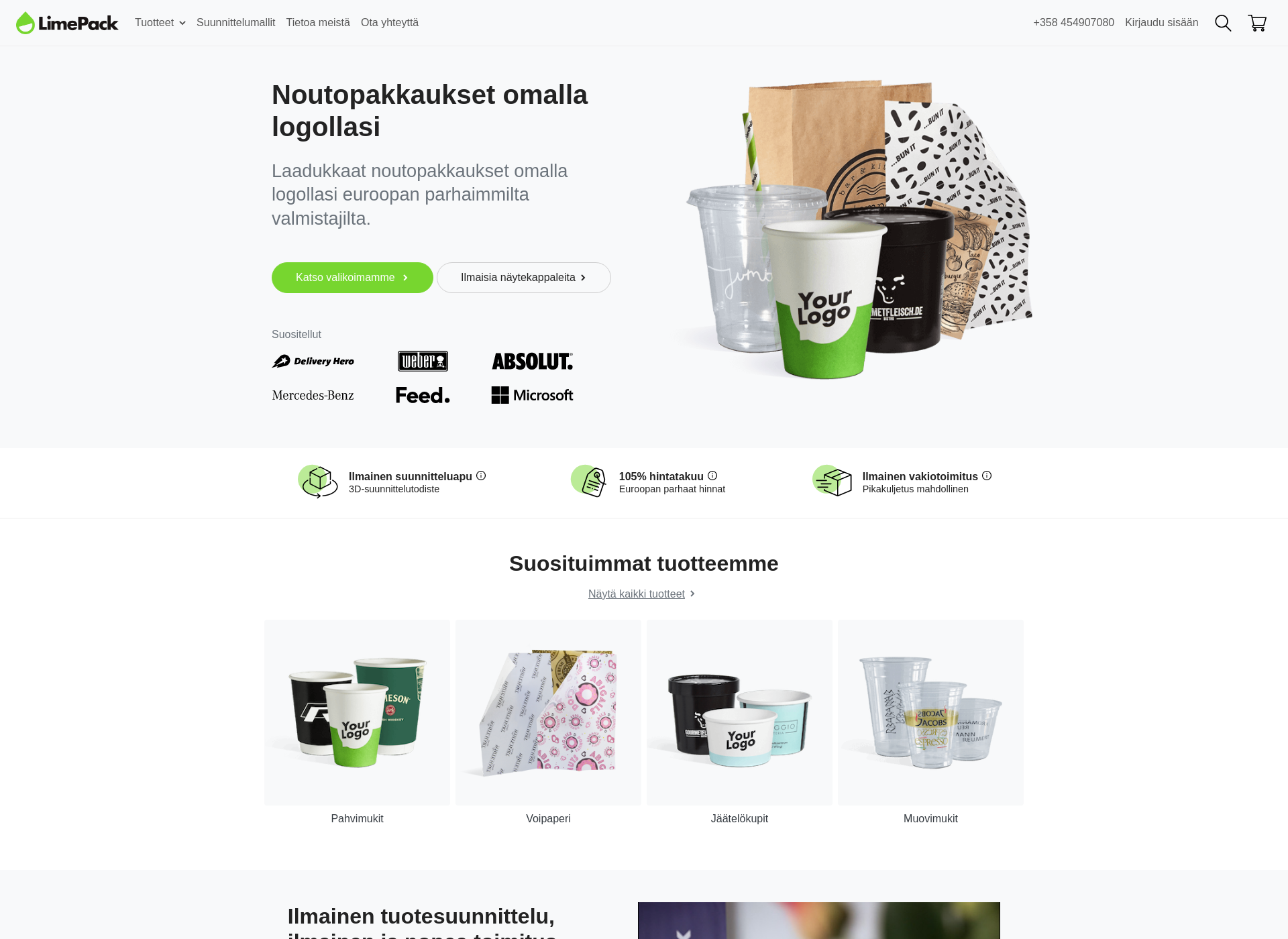 Screenshot for limepack.fi