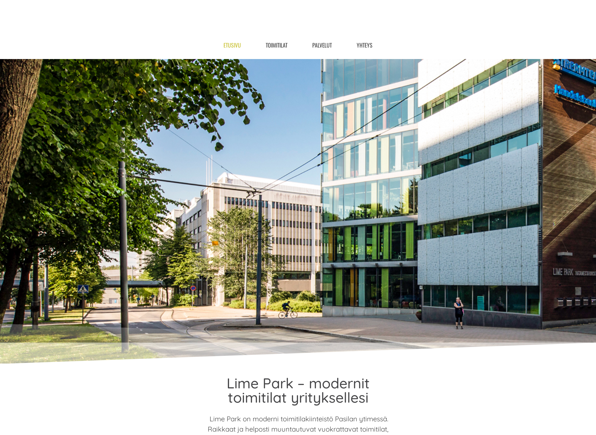 Screenshot for limepark.fi