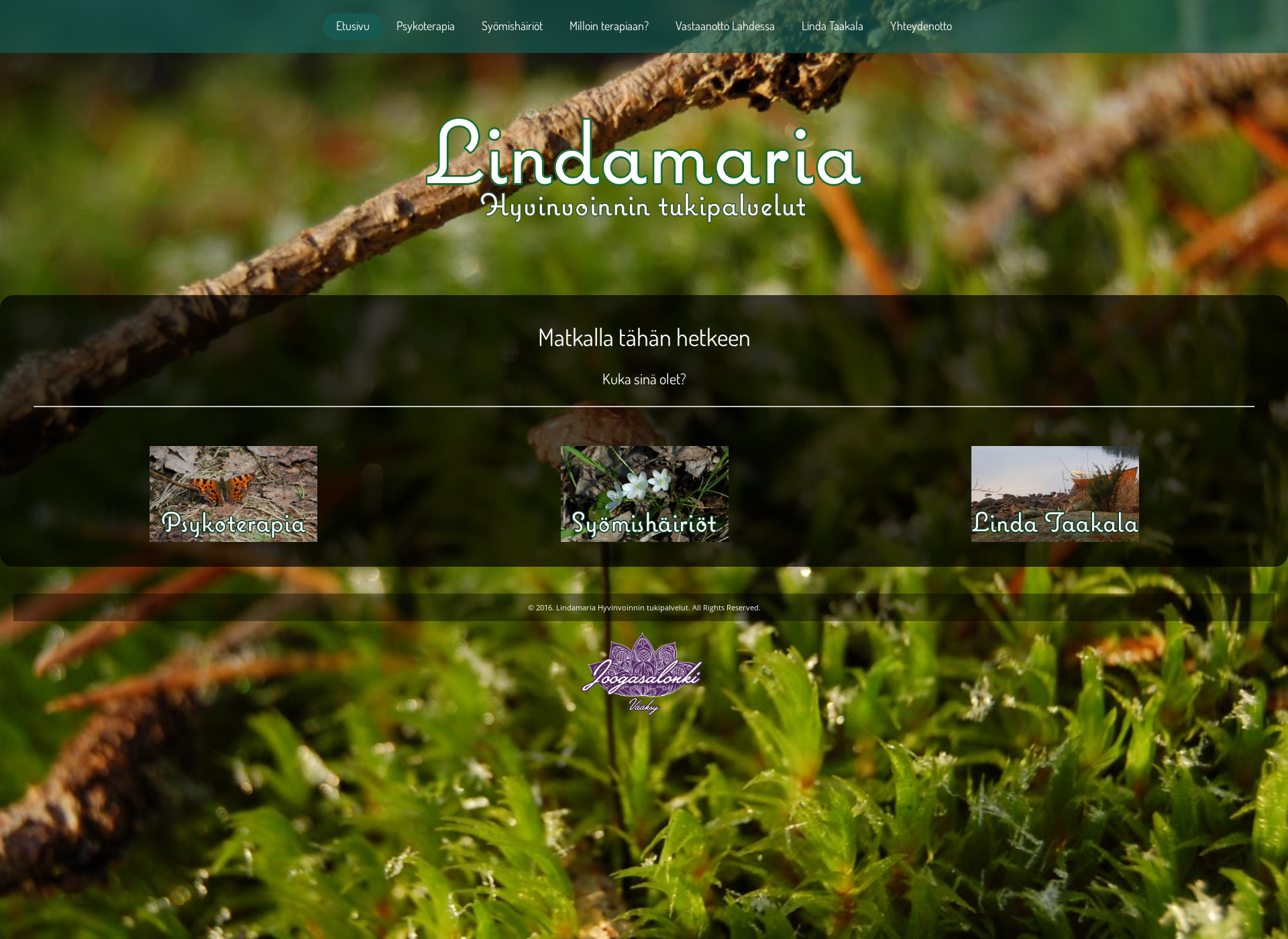 Screenshot for lindamaria.fi