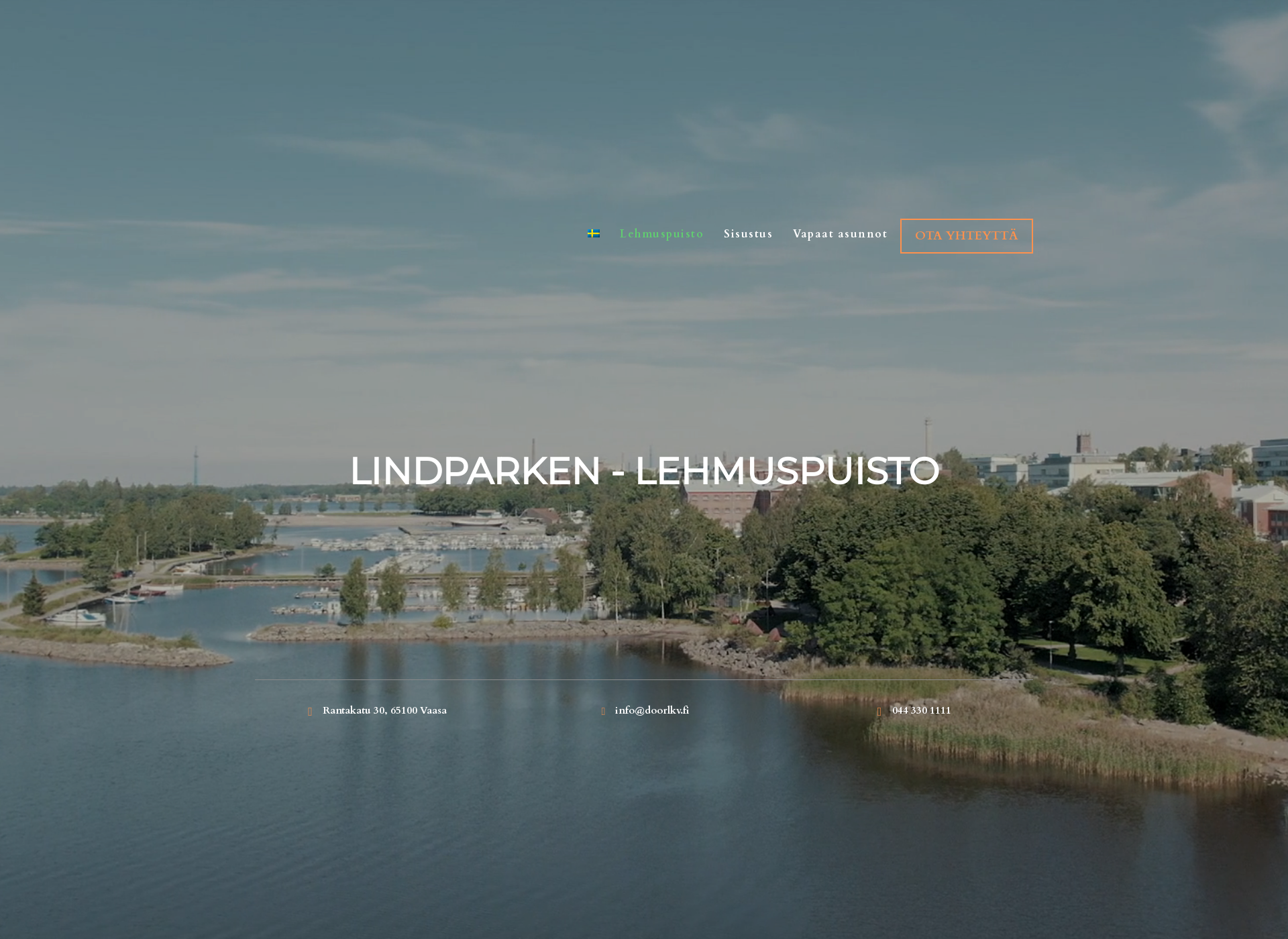 Screenshot for lindparken.fi