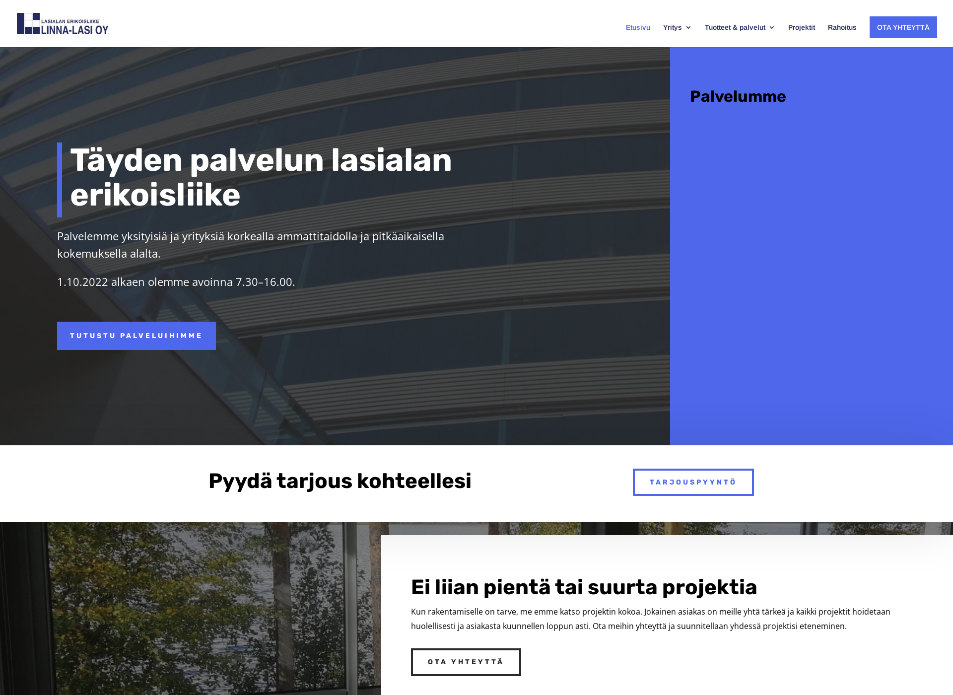Screenshot for linnalasi.fi