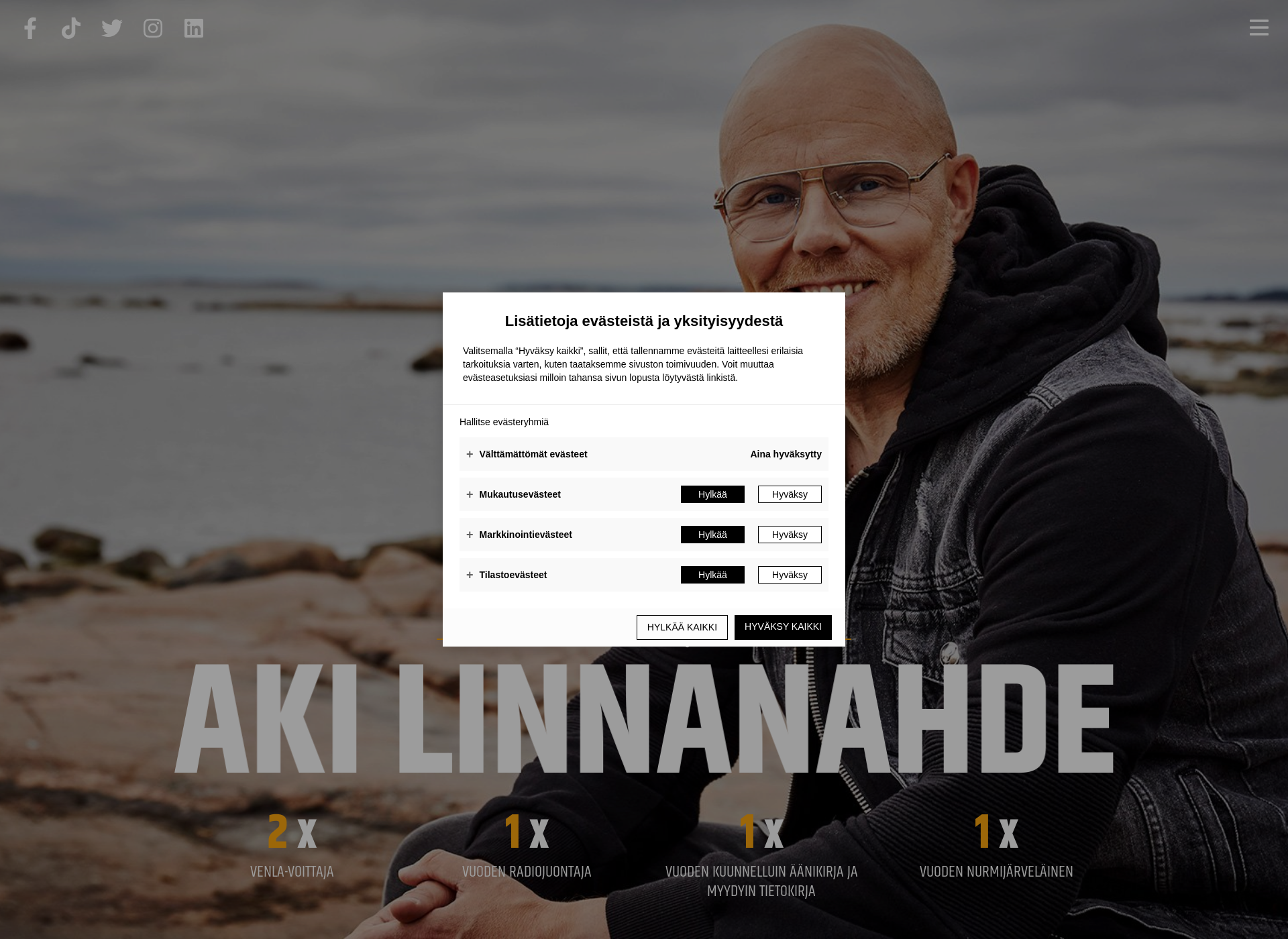 Screenshot for linnanahde.fi