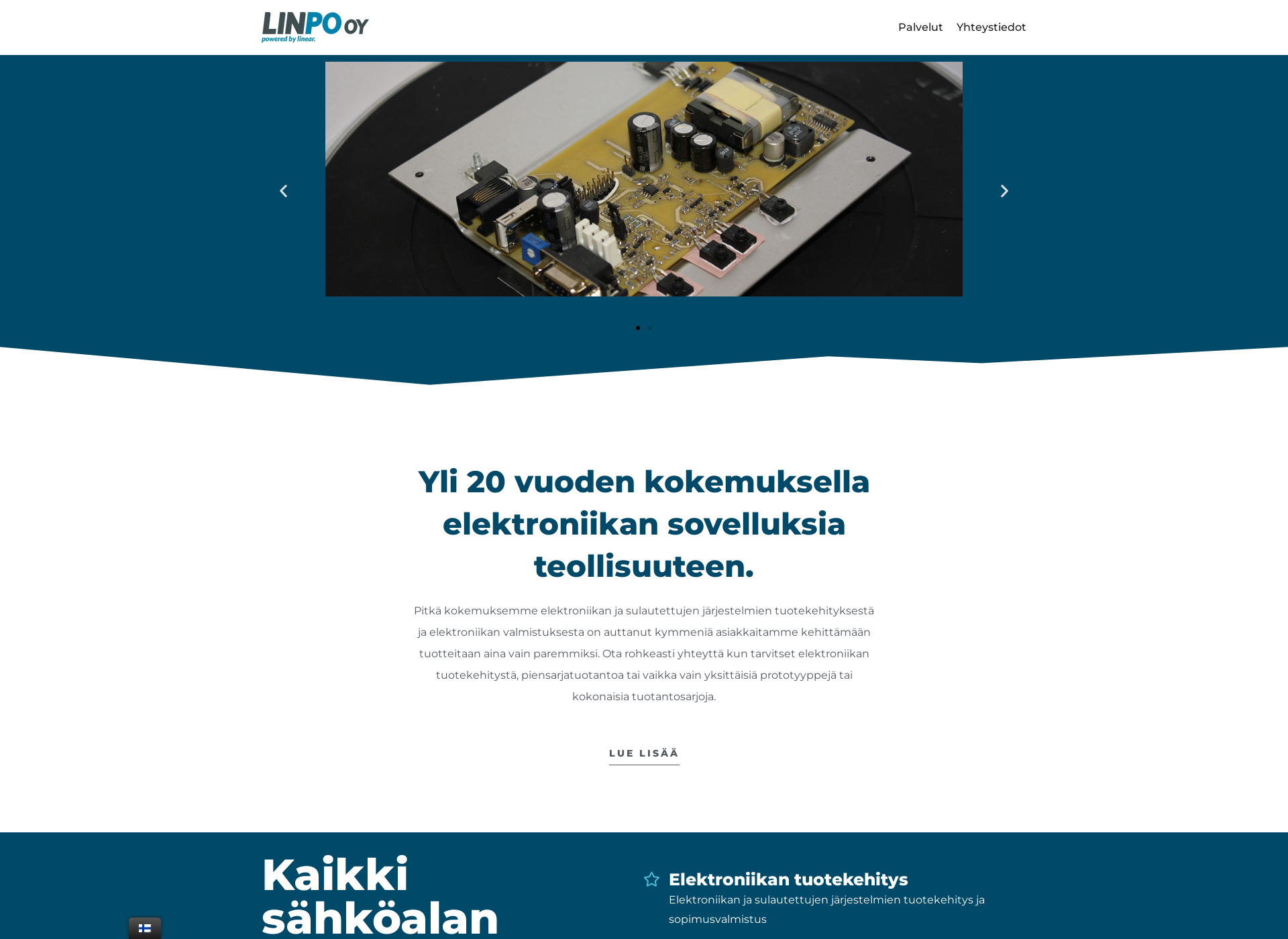 Screenshot for linpo.fi