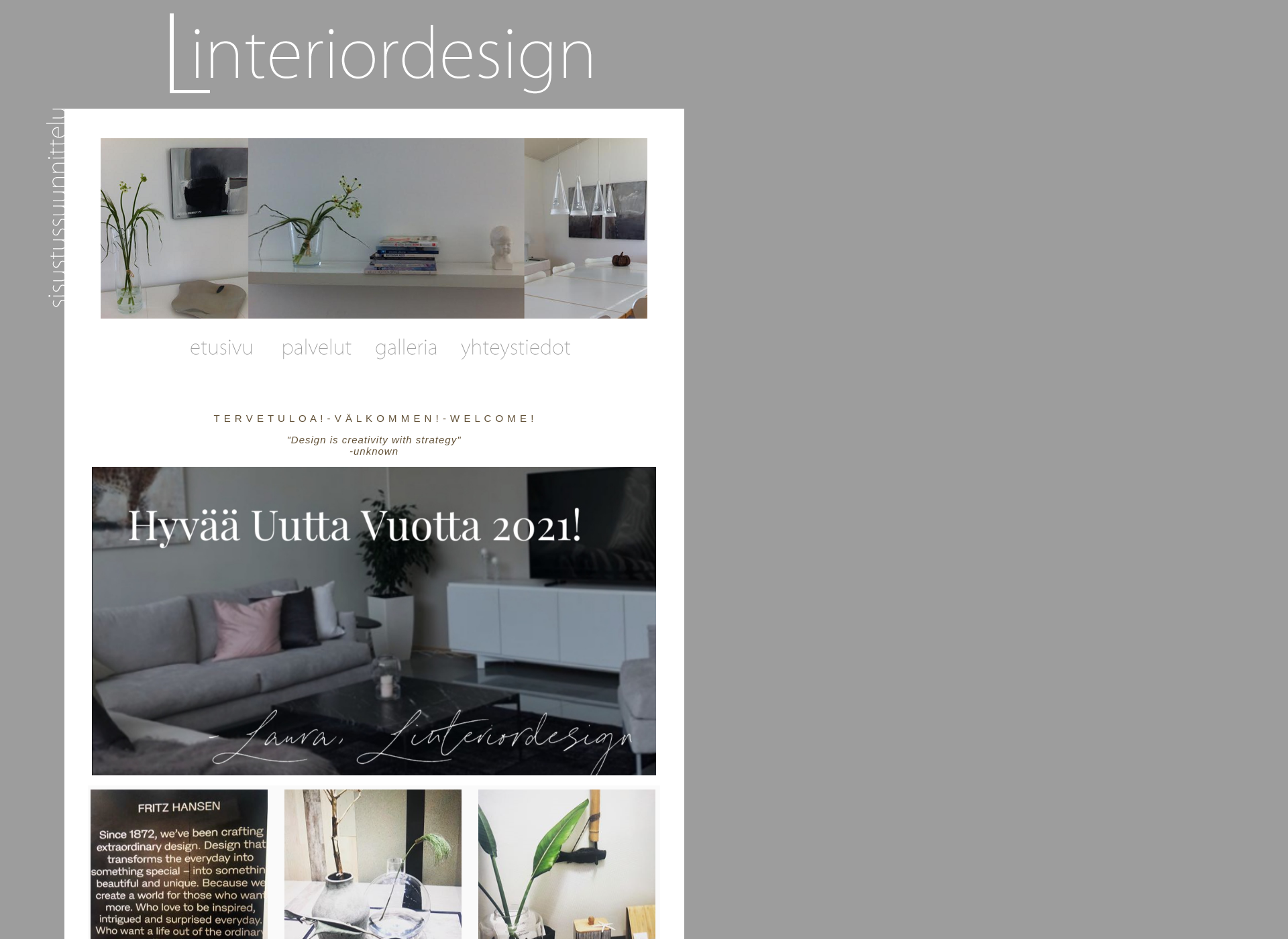 Screenshot for linteriordesign.fi