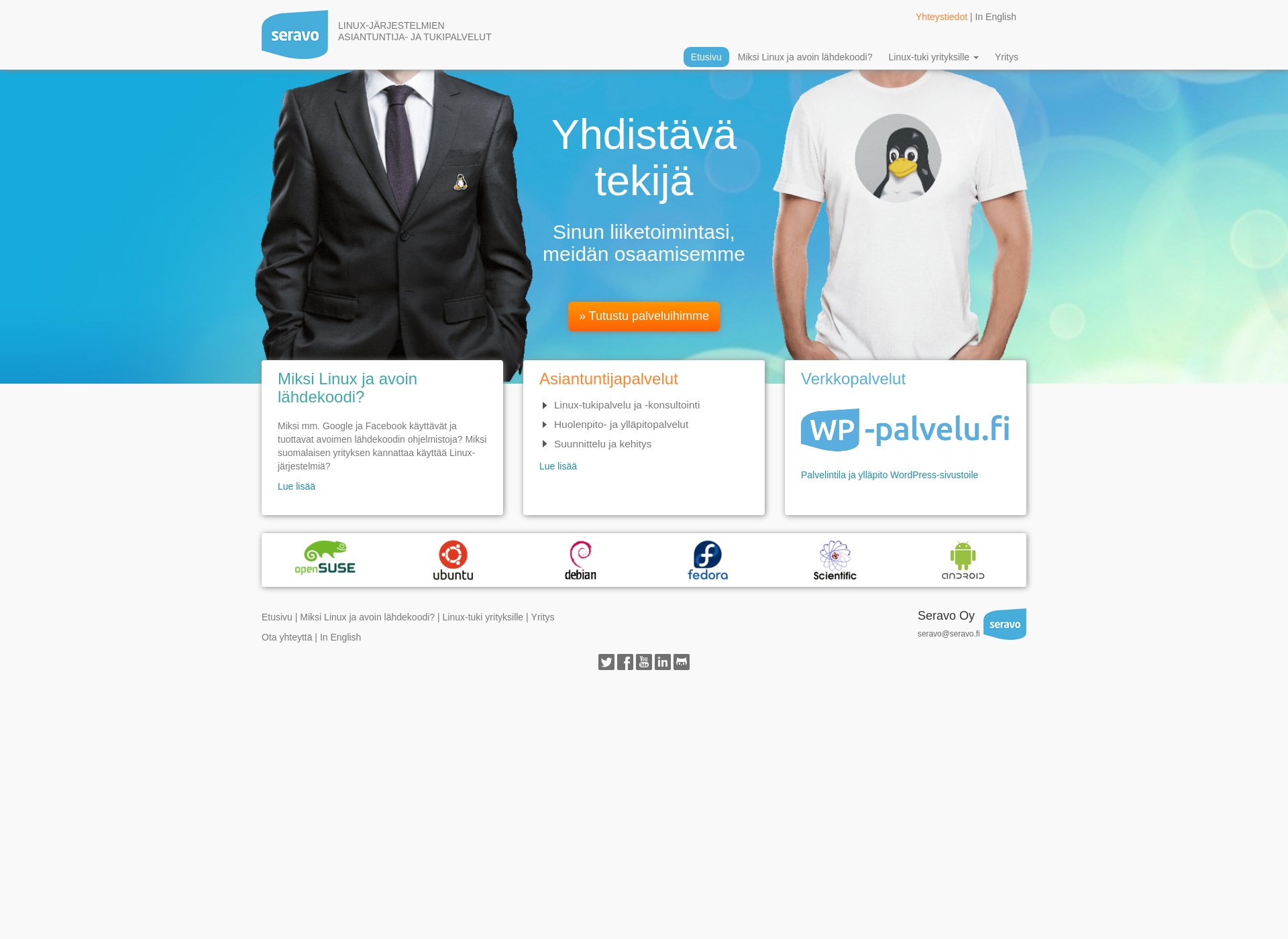 Skärmdump för linux-tuki.fi