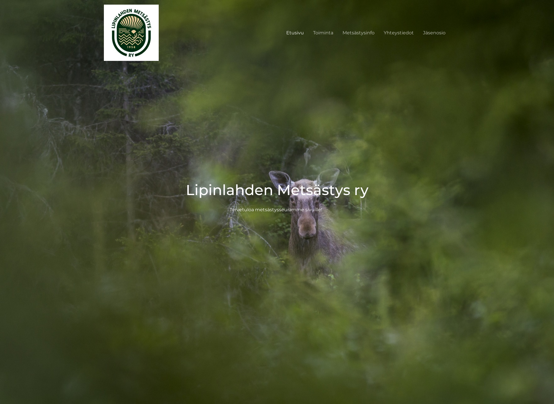 Screenshot for lipinlahdenmetsastys.fi