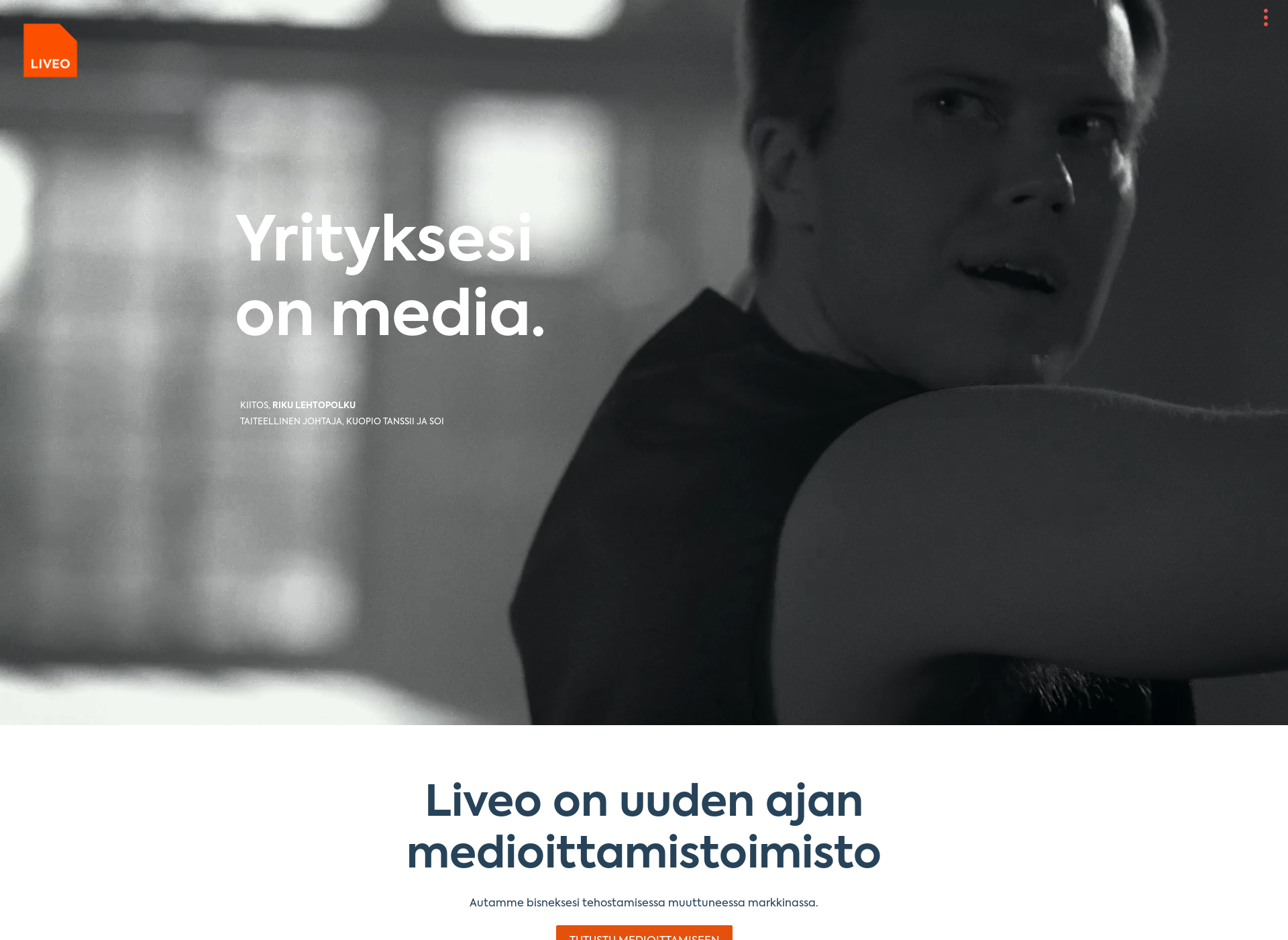 Skärmdump för liveo.fi