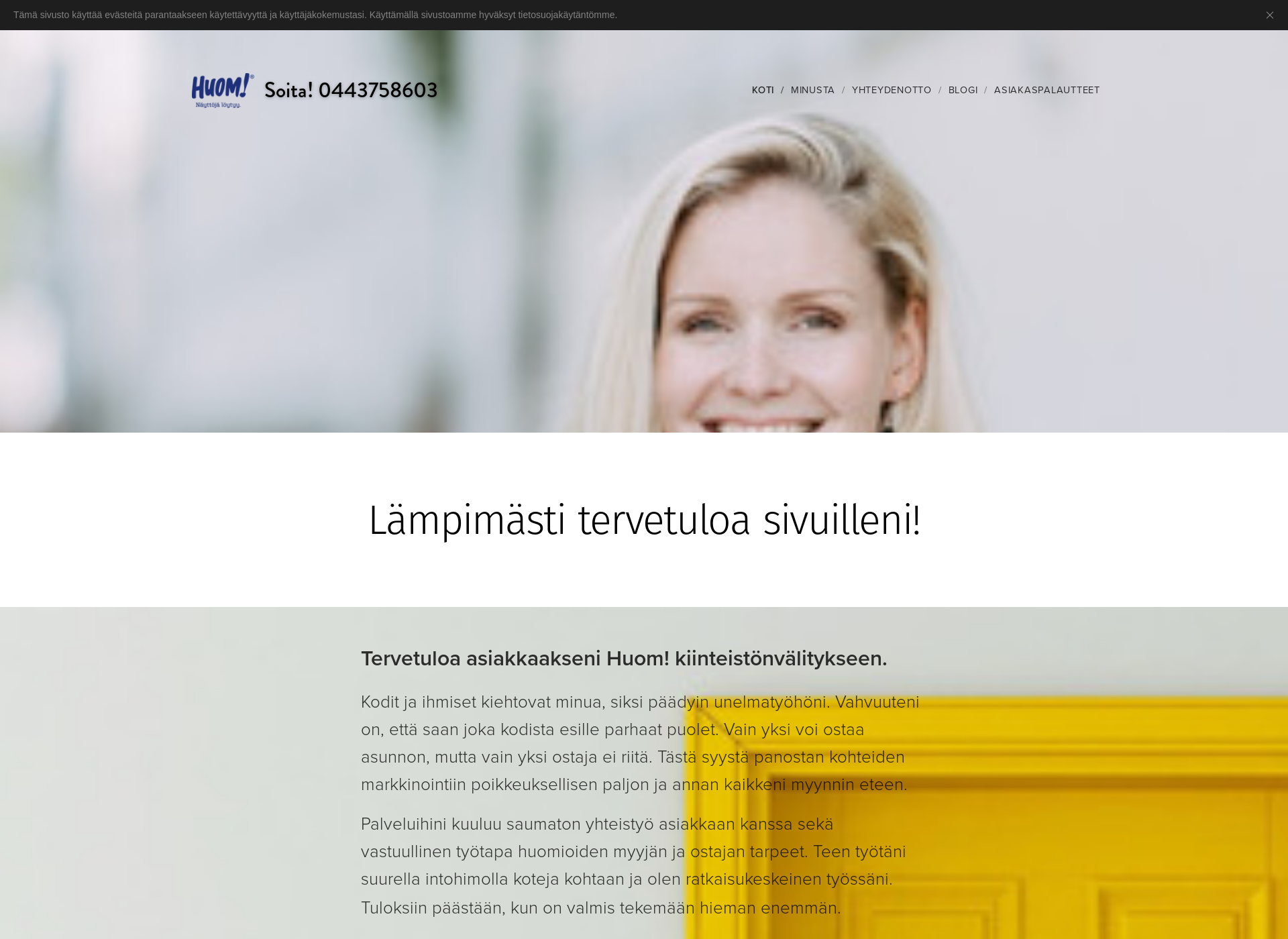 Skärmdump för living-language.fi