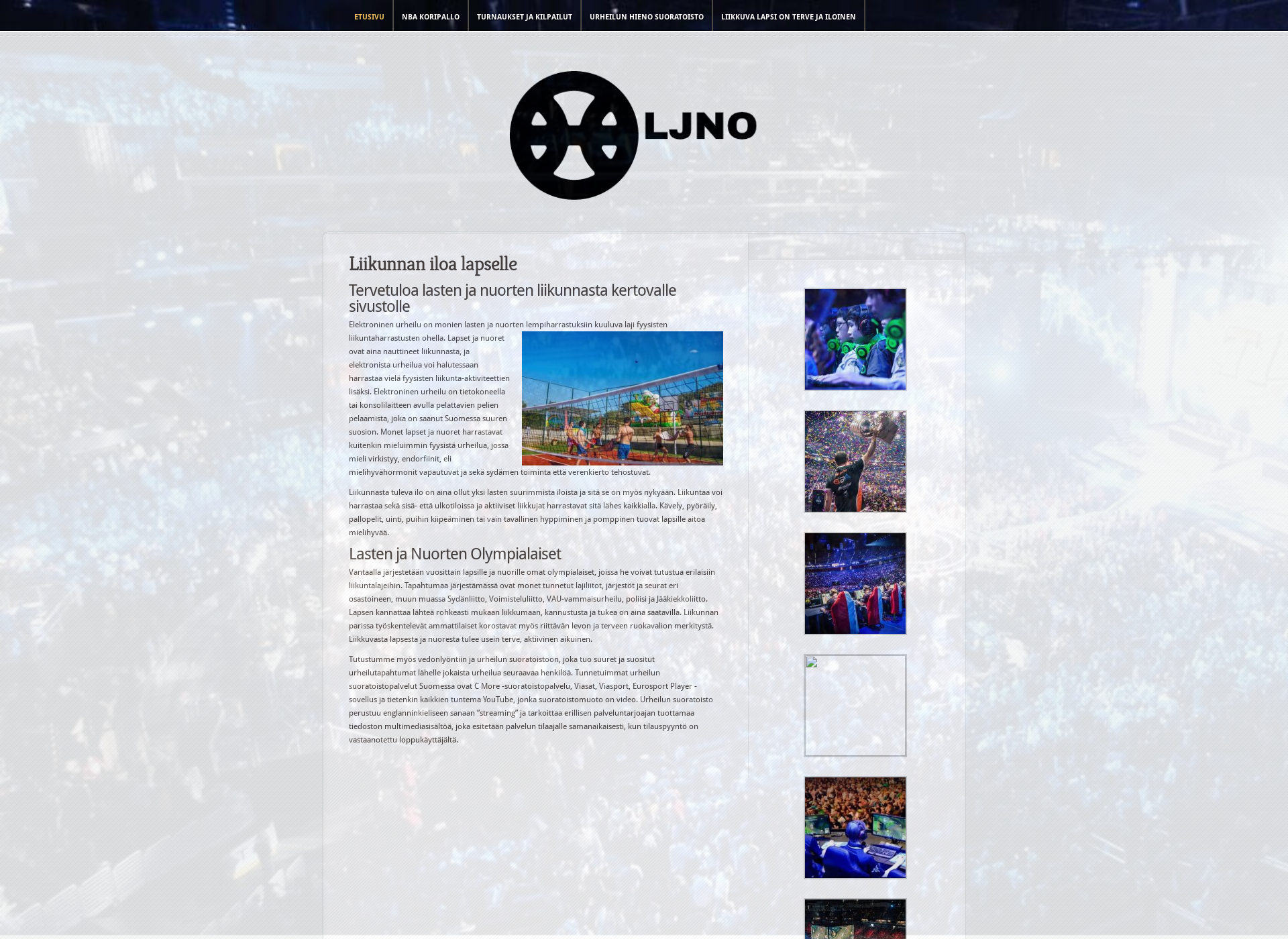 Screenshot for ljno.fi
