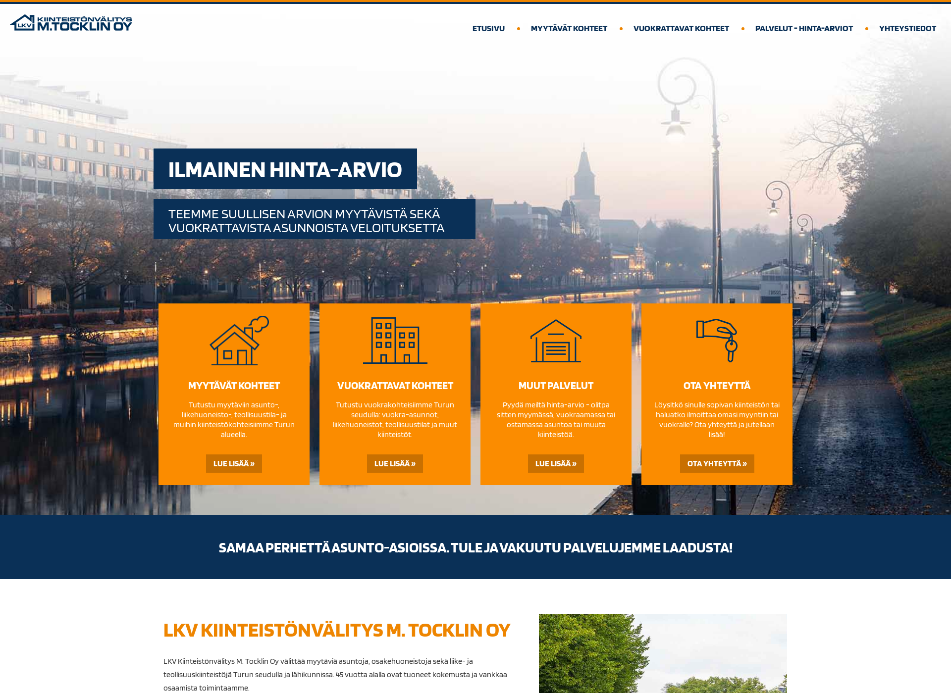 Screenshot for lkv-tocklin.fi