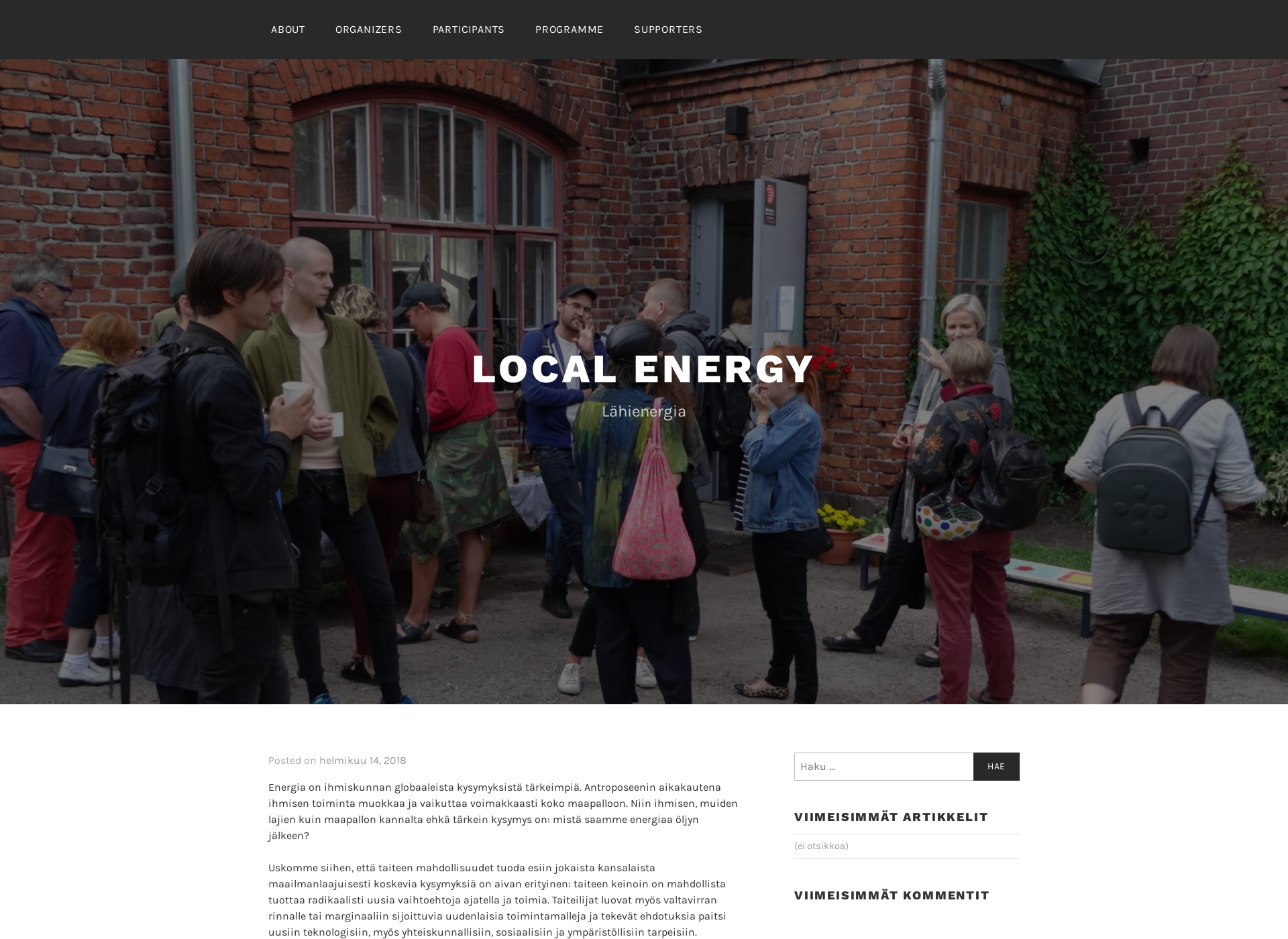 Screenshot for localenergy.fi