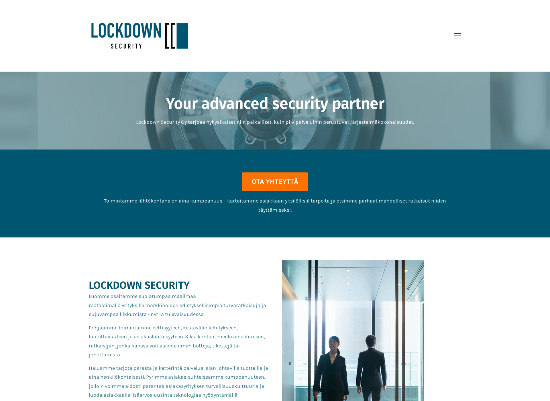 Screenshot for lockdownsecurity.fi