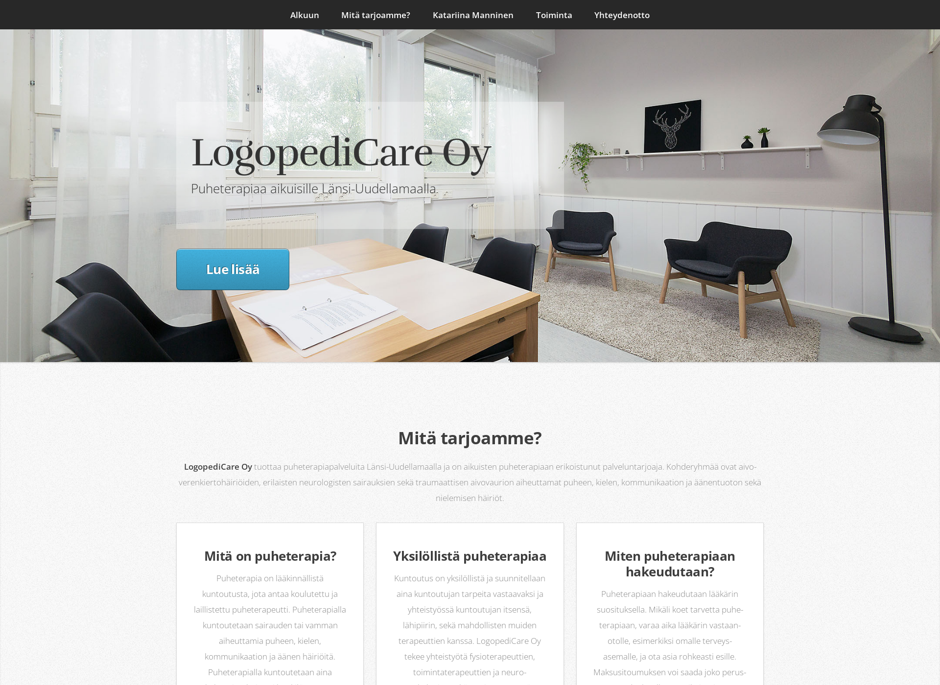 Screenshot for logopedicare.fi