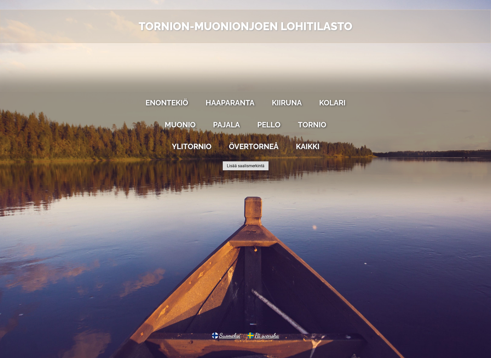 Skärmdump för lohitilasto.fi