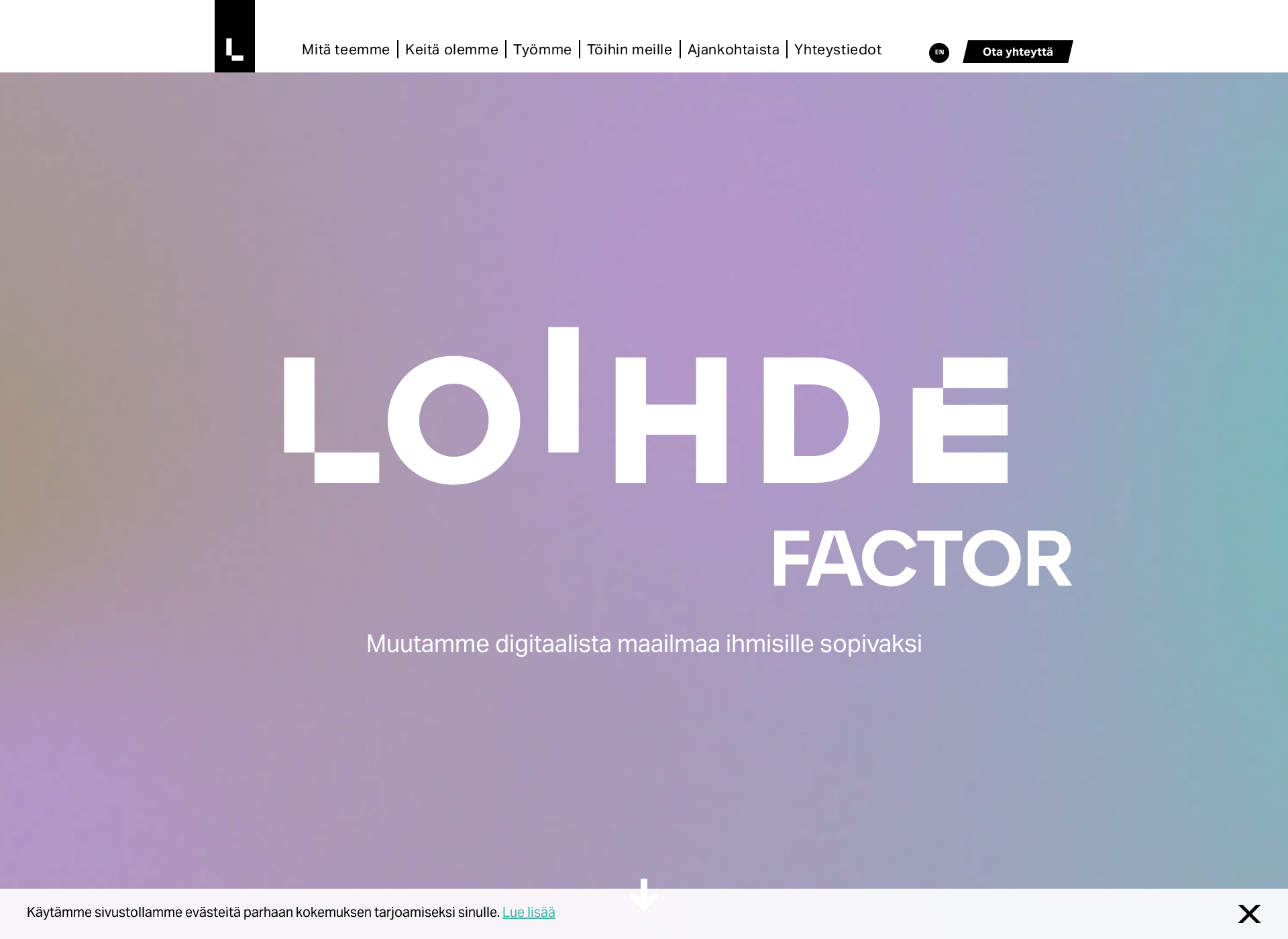 Screenshot for loihdefactor.fi