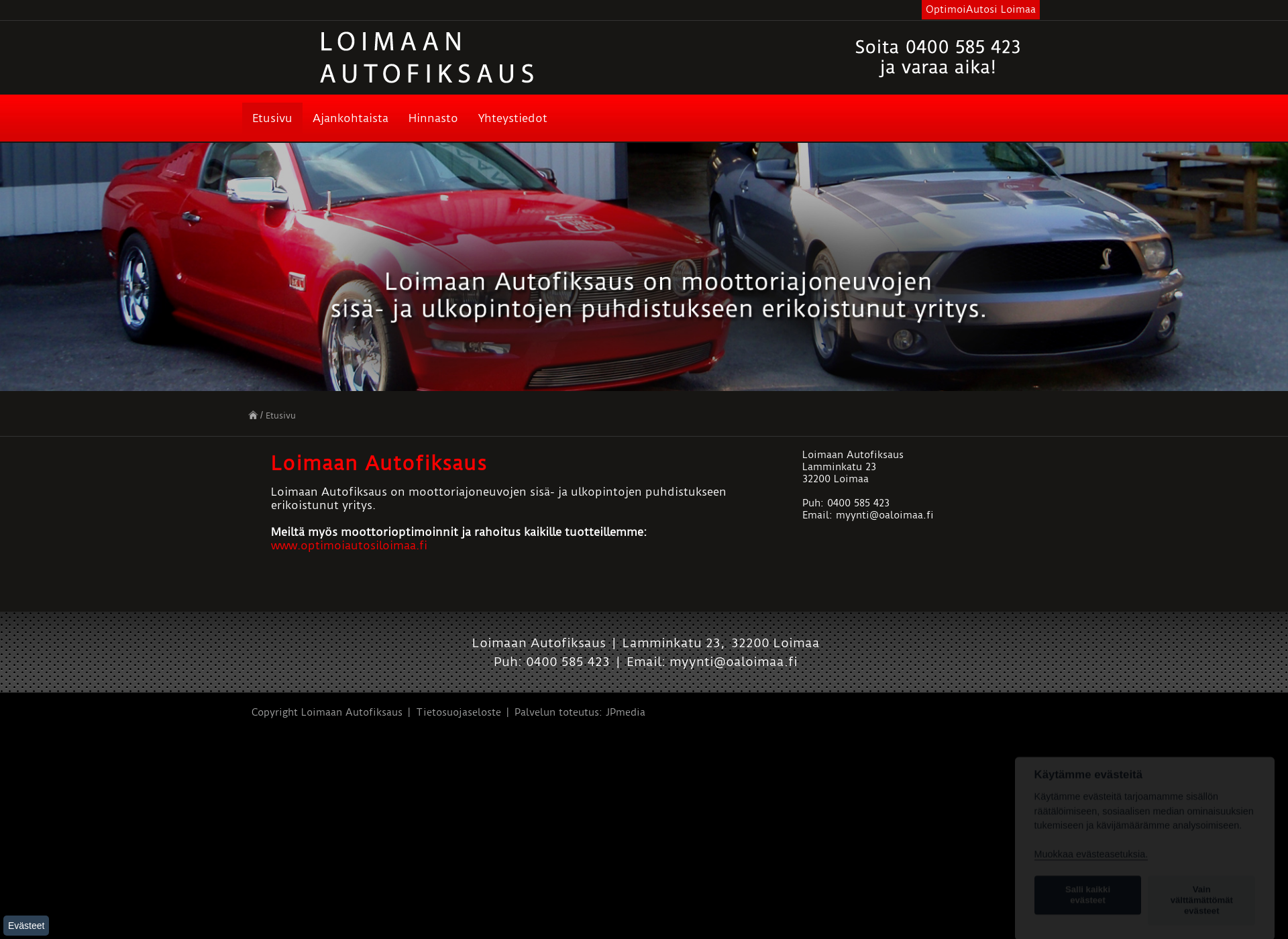 Screenshot for loimaanautofiksaus.fi