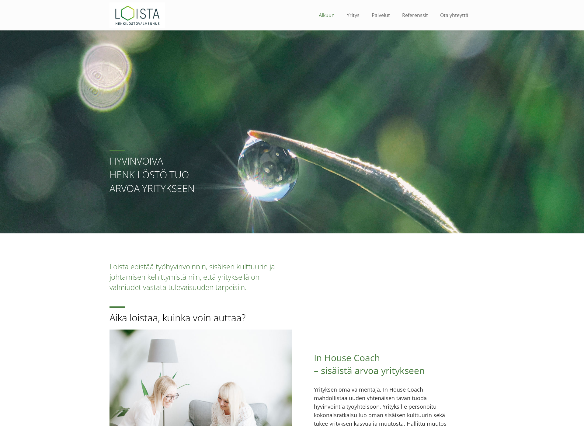 Screenshot for loista.fi